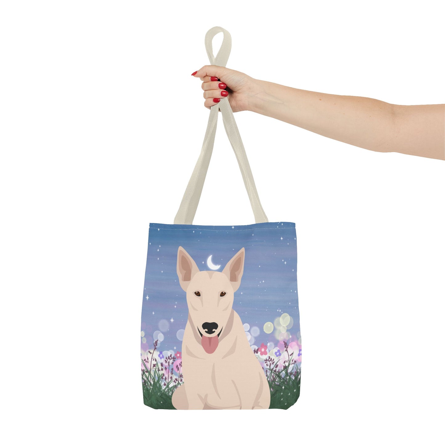 Bull Terrier Dog Tote Bag 13x13