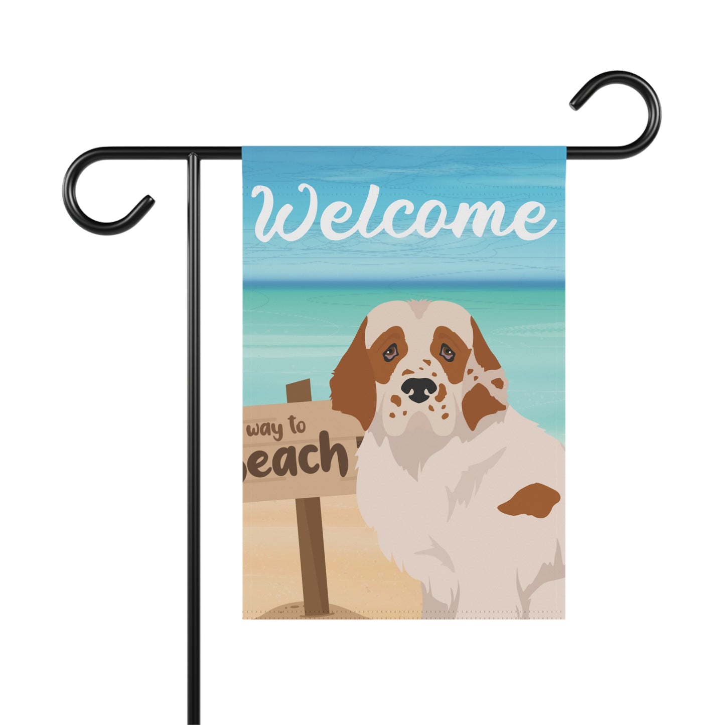 Clumber Spaniel Dog Garden Flag