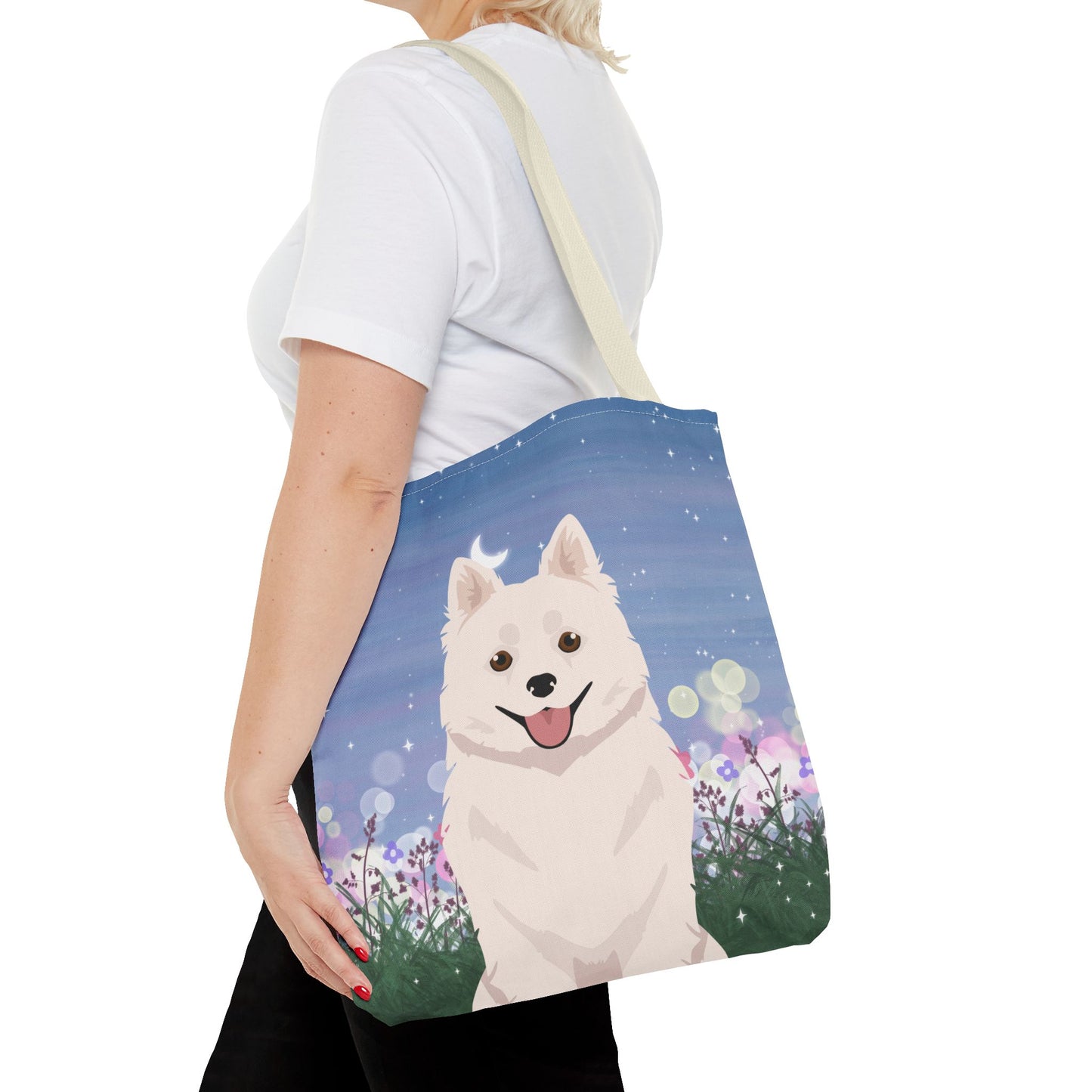 American Eskimo Dog Dog Tote Bag 16x16