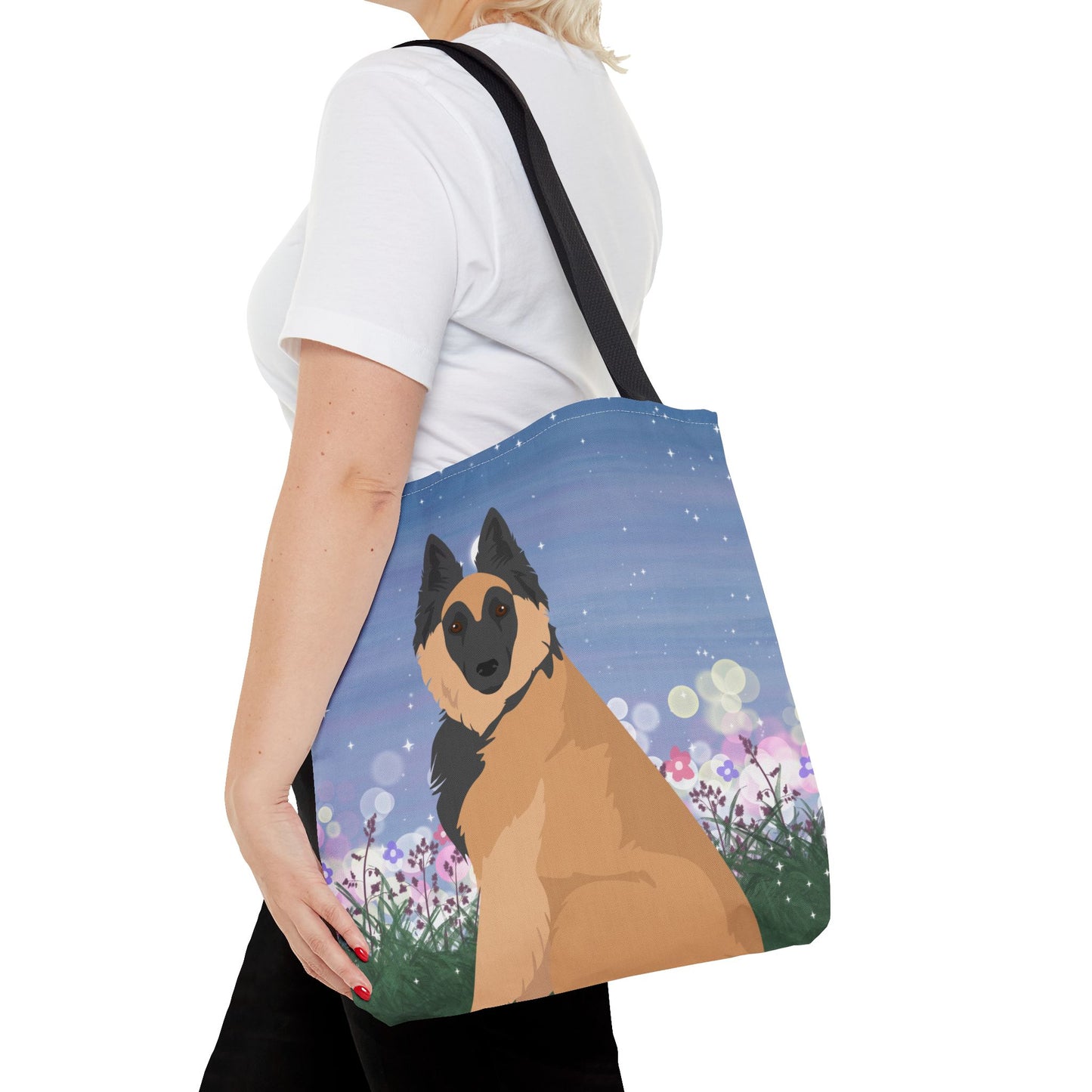 Belgian Tervuren Dog Tote Bag 16x16