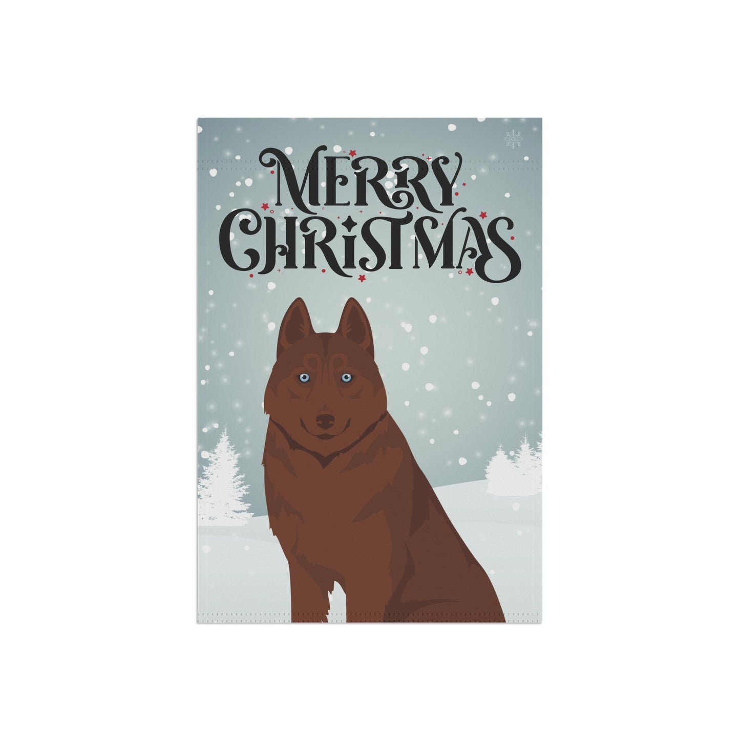 Siberian Husky Dog Garden Flag