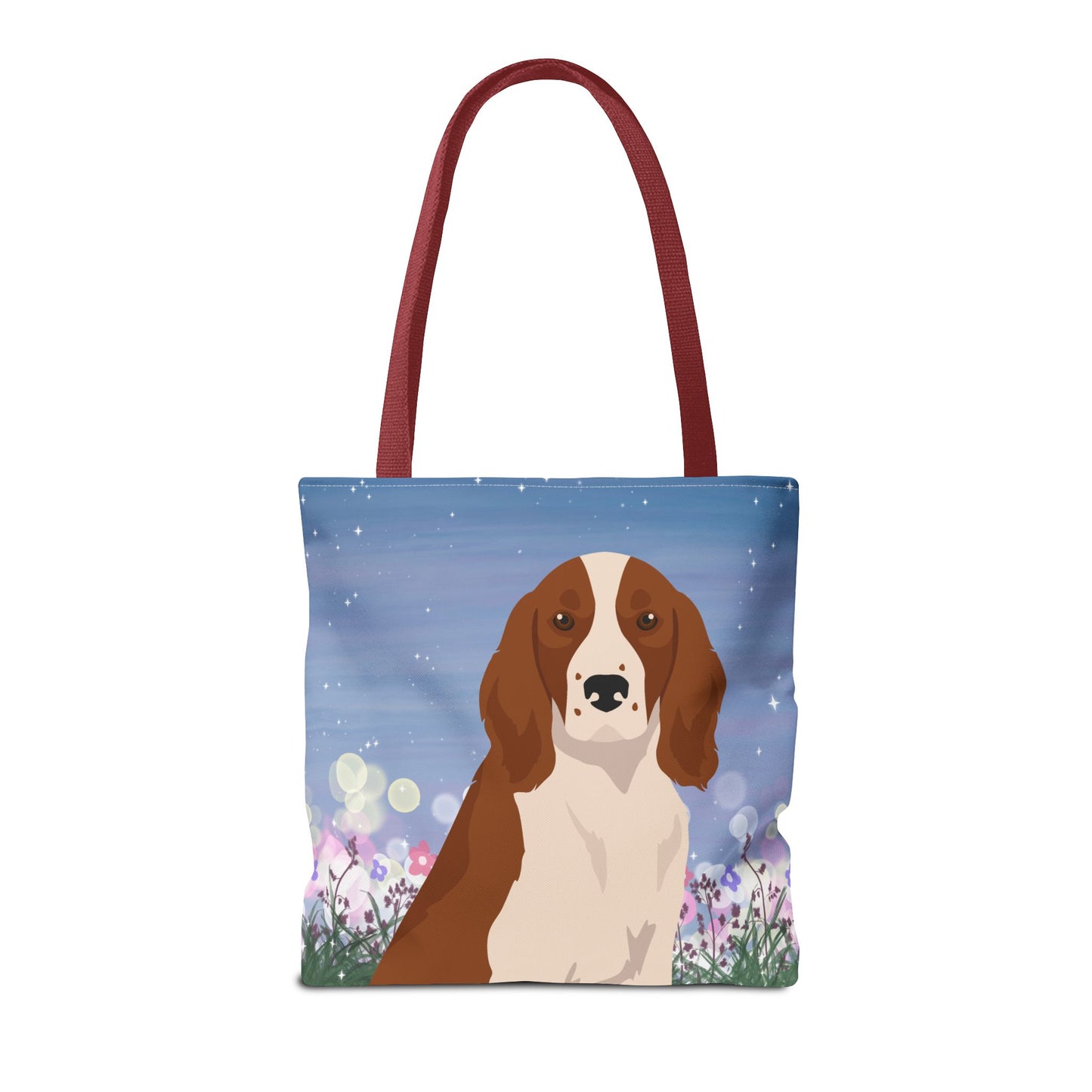 Welsh Springer Spaniel Dog Tote Bag 16x16