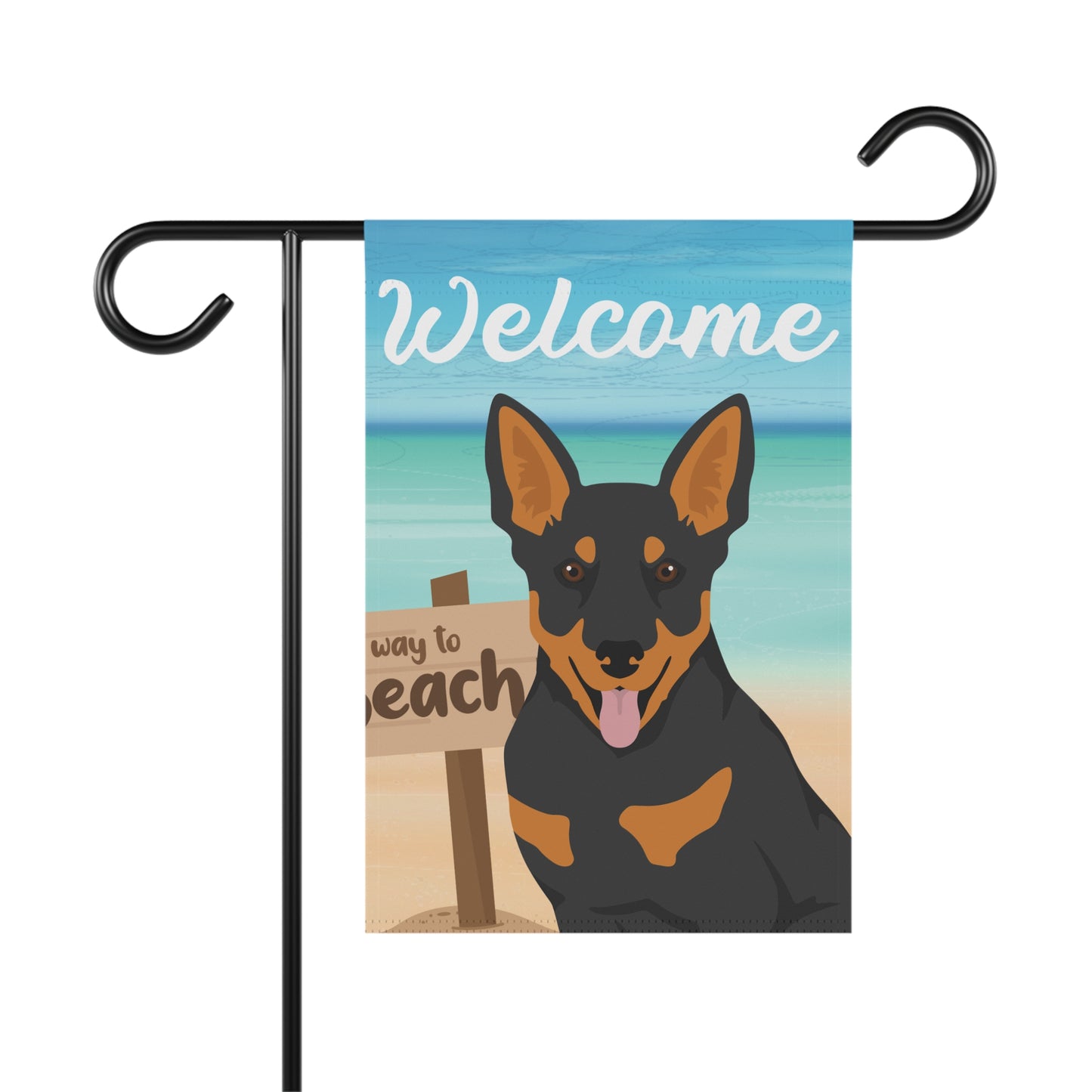 Lancashire Heeler Dog Garden Flag