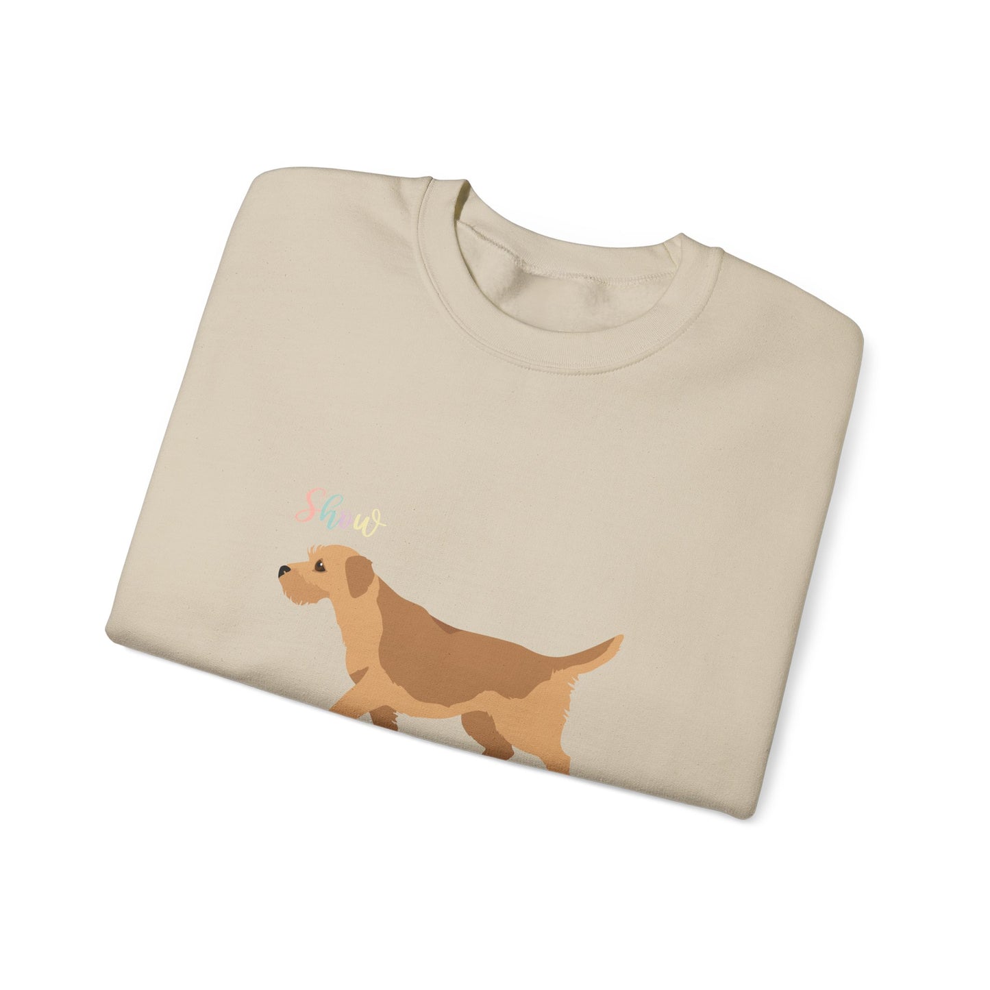 Border Terrier Dog Unisex Heavy Blend Crewneck Sweatshirt
