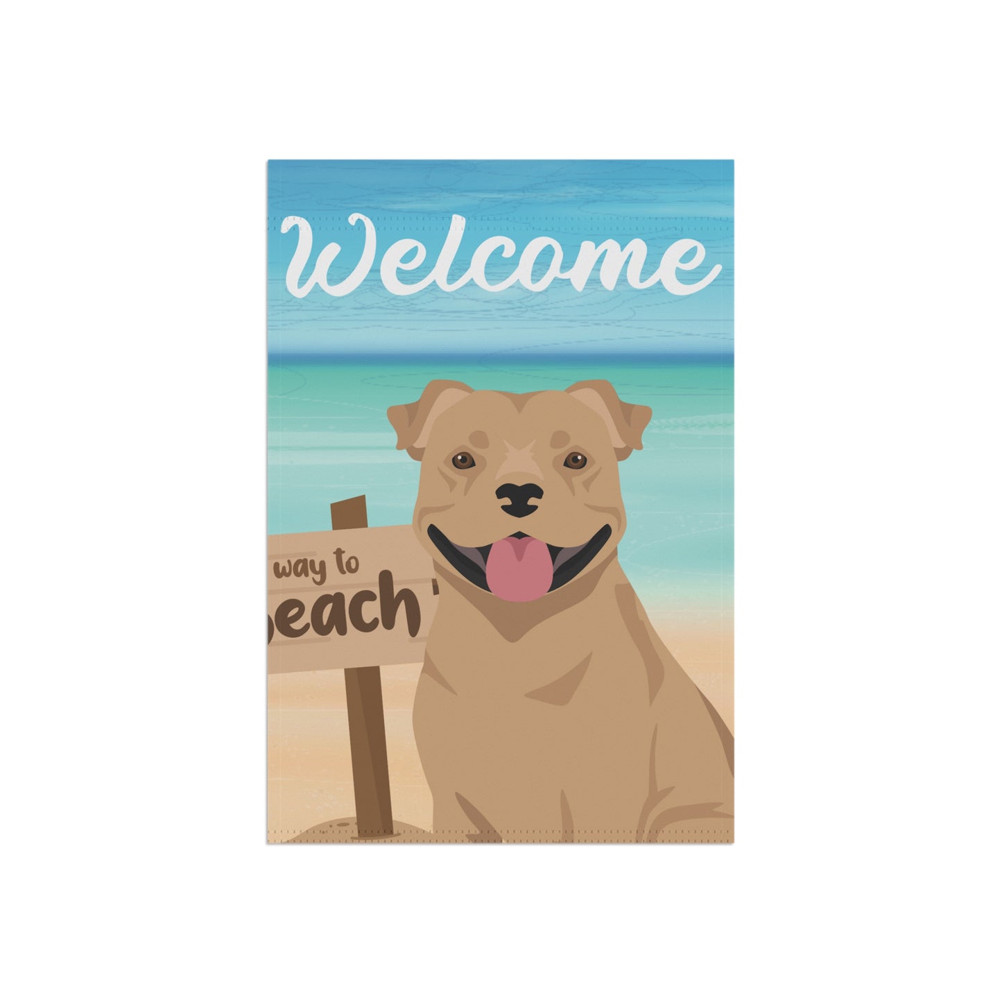 Staffordshire Bull Terrier Dog Garden Flag