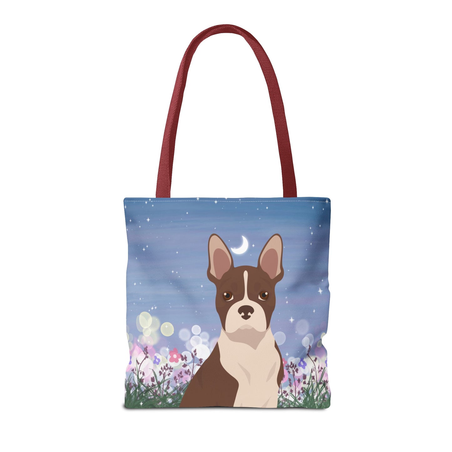 Boston Terrier Dog Tote Bag 16x16
