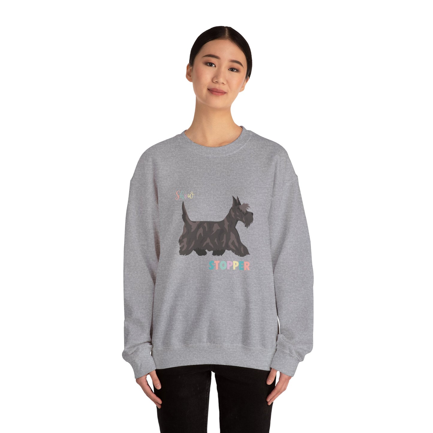 Scottish Terrier Dog Unisex Heavy Blend Crewneck Sweatshirt