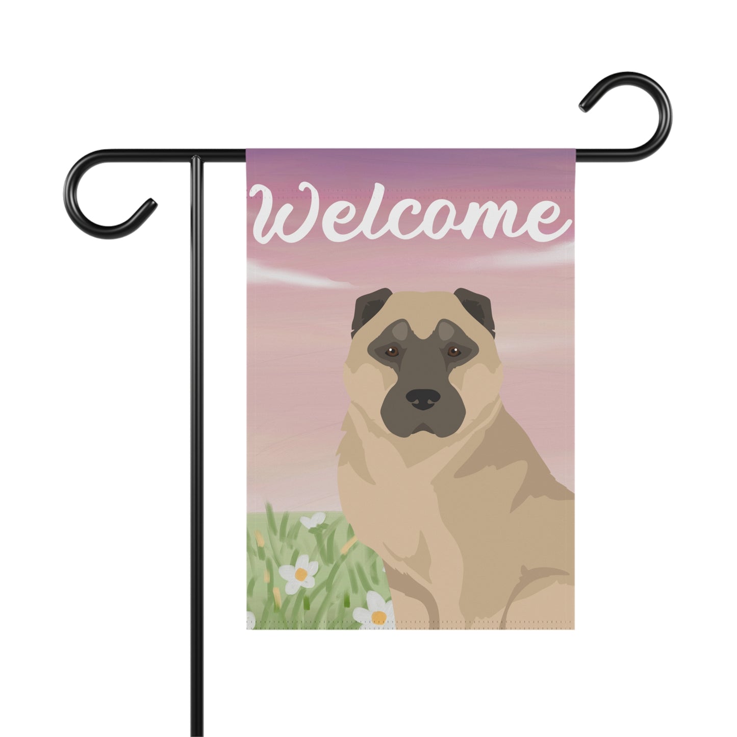 American Gampr Dog Welcome Garden Flag