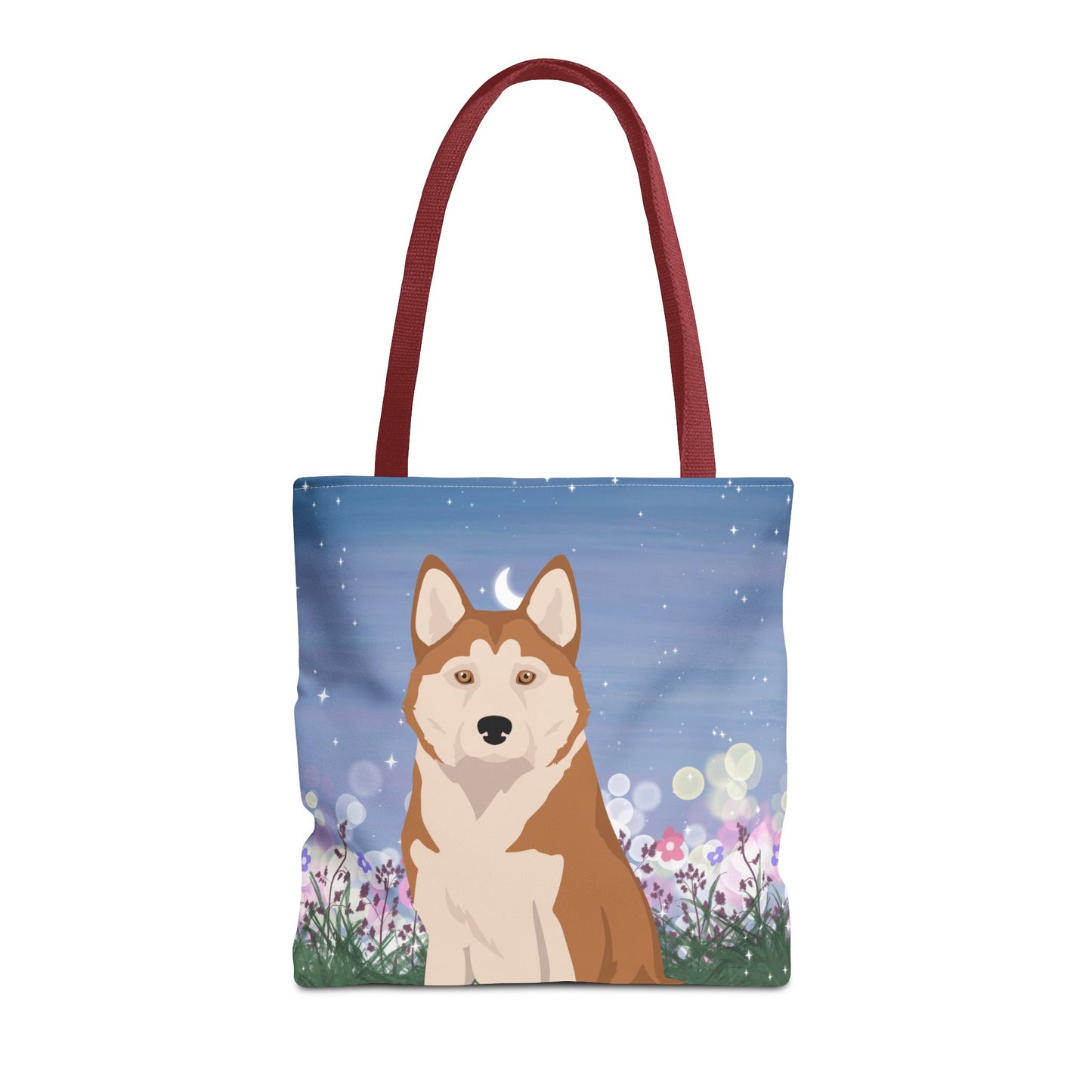 Alaskan Husky Dog Tote Bag 16x16