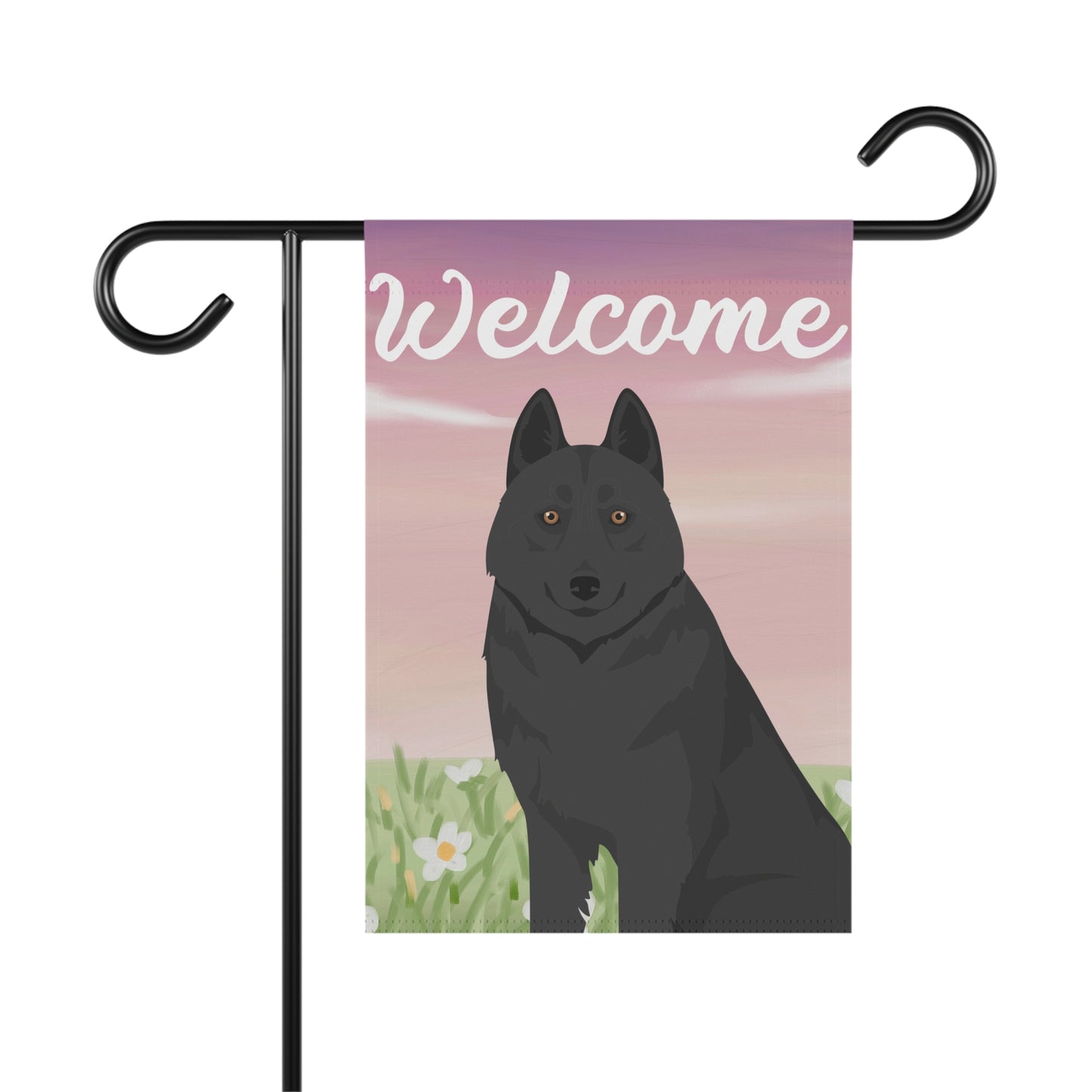 Siberian Husky Dog Welcome Garden Flag
