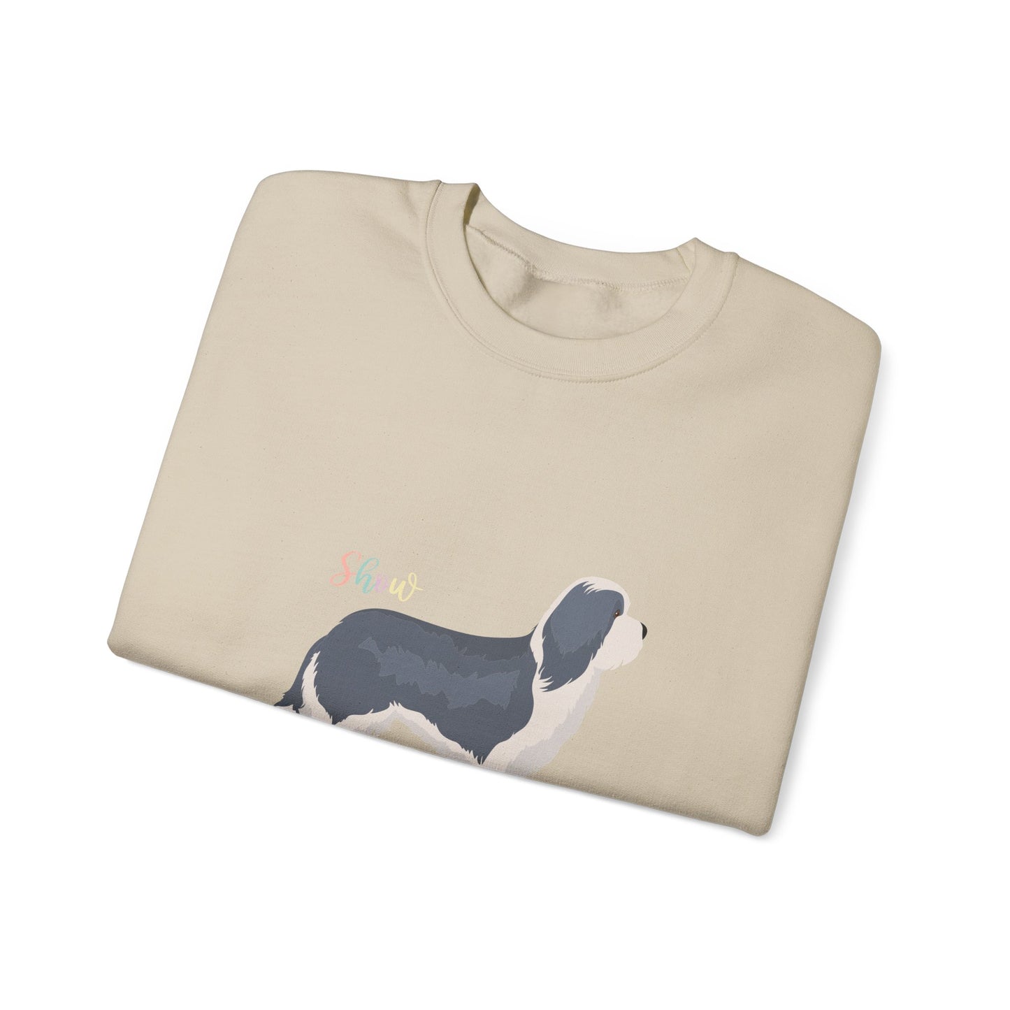 Bearded Collie Dog Unisex Heavy Blend Crewneck Sweatshirt
