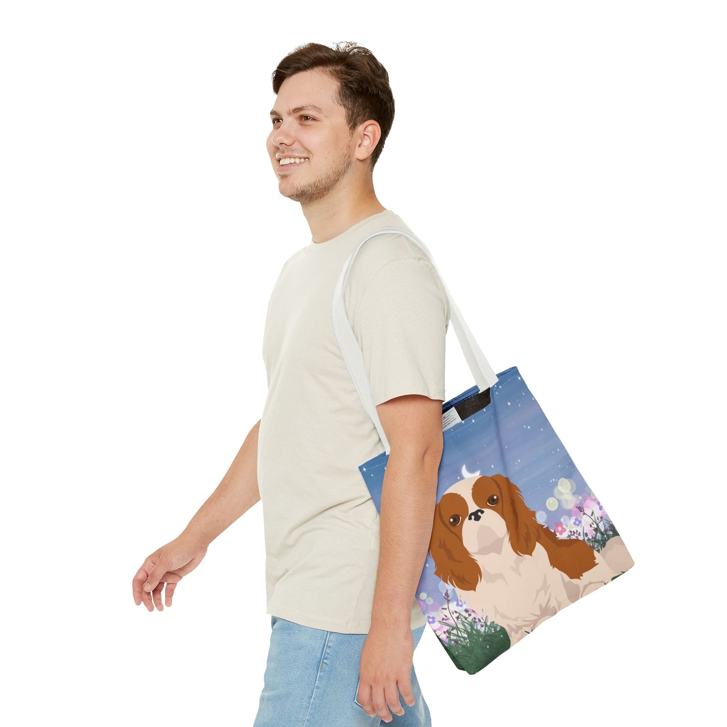 English Toy Spaniel Dog Tote Bag 16x16