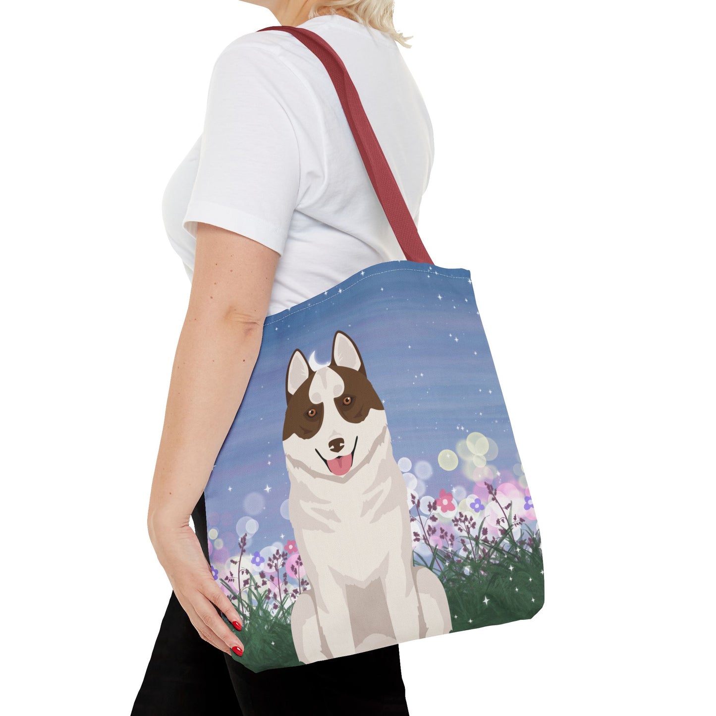 Siberian Husky Dog Tote Bag 16x16