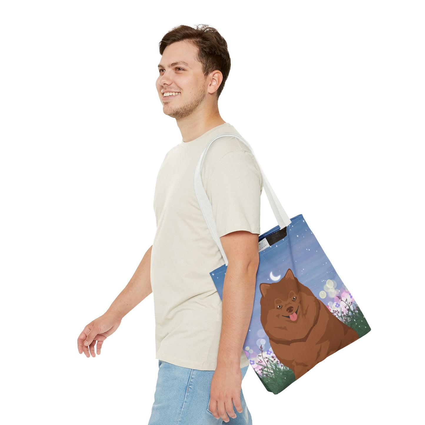 Pomeranian Dog Tote Bag 16x16
