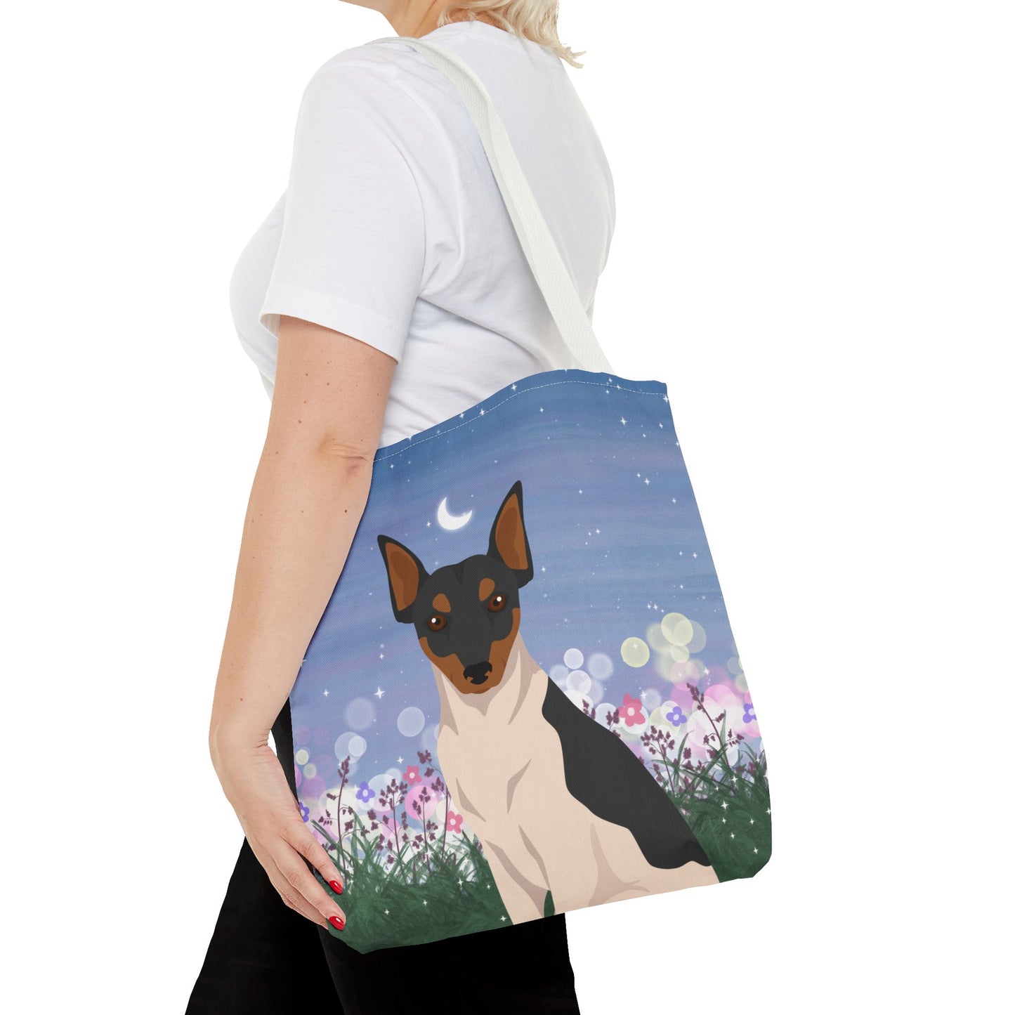 Brazilian Terrier Dog Tote Bag 16x16