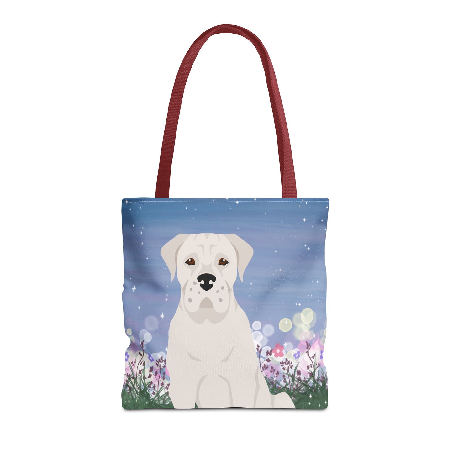 Dogo Argentino Dog Tote Bag 16x16