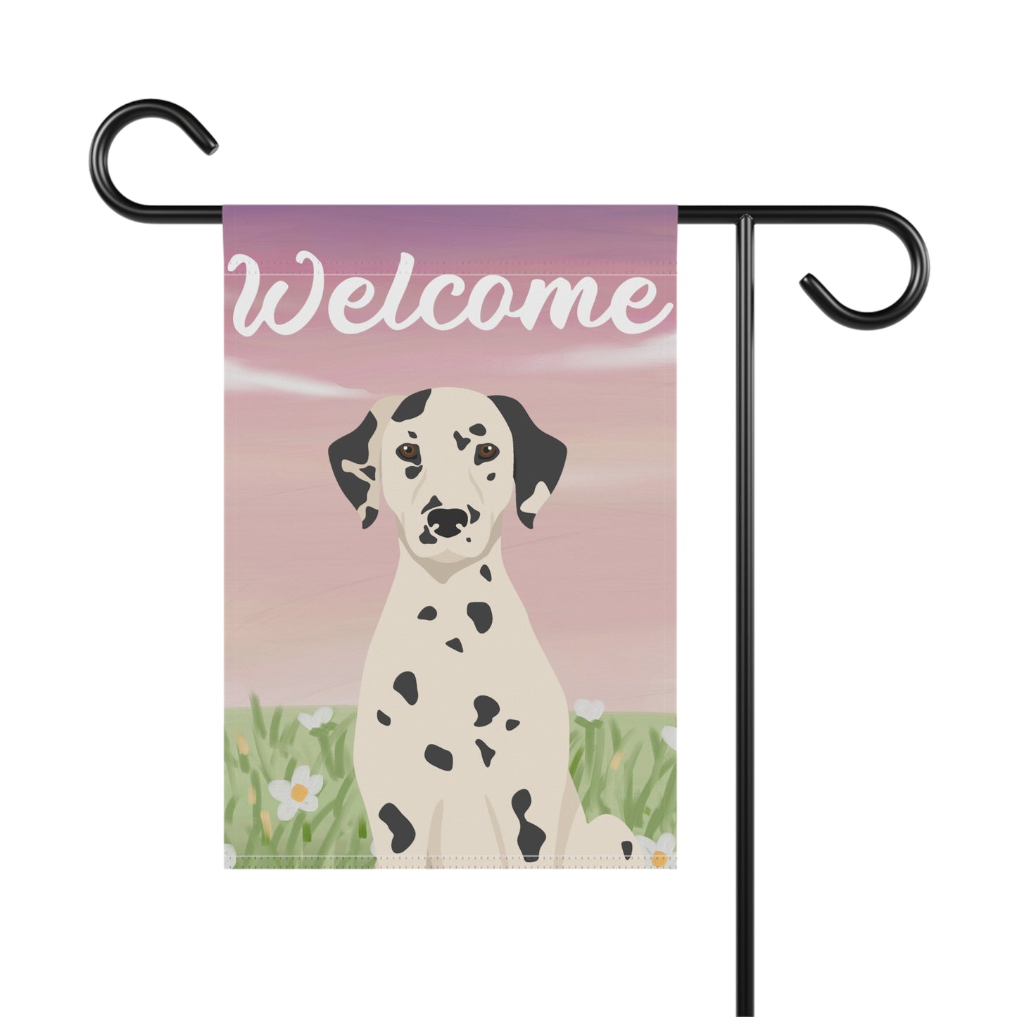 Dalmatian Dog Welcome Garden Flag