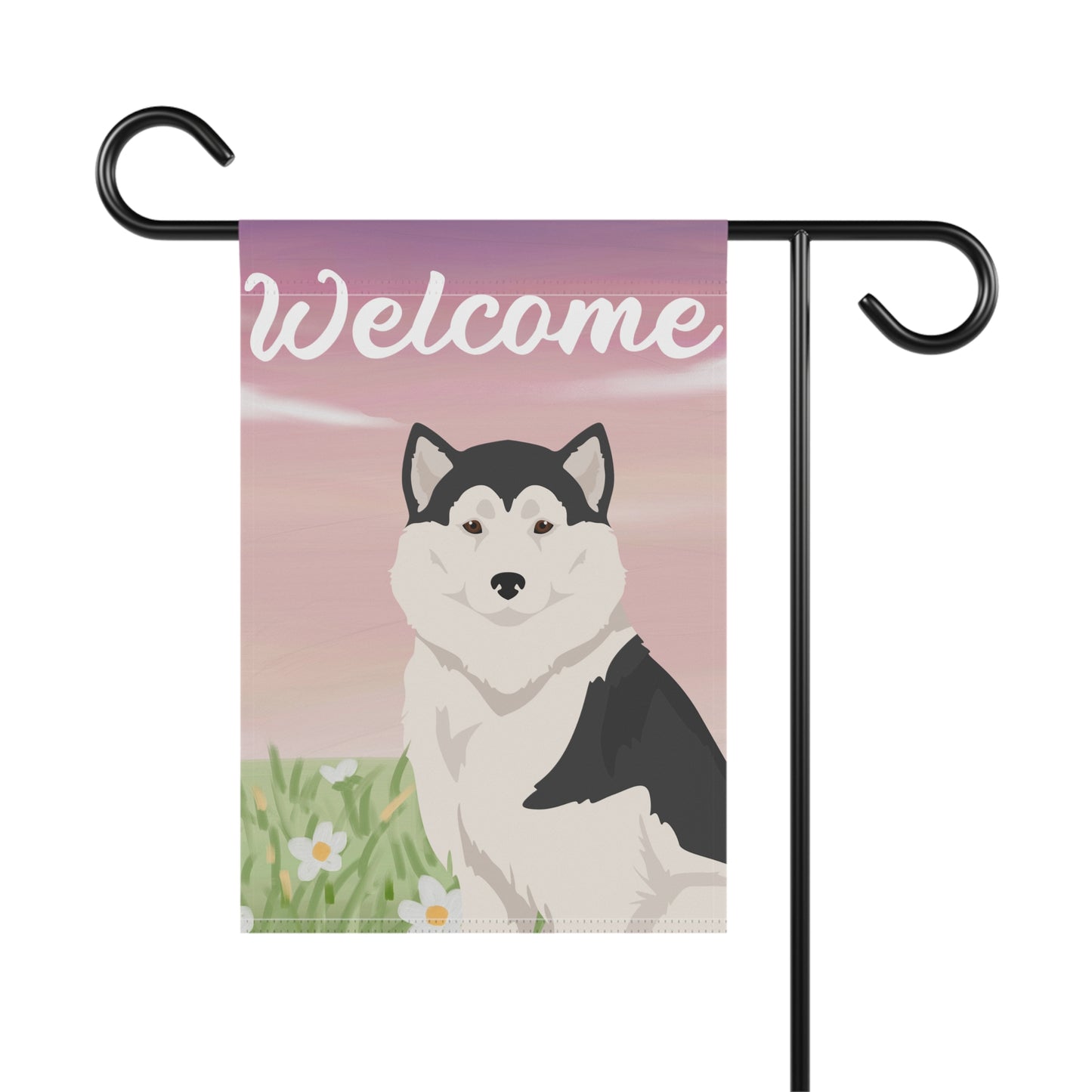 Greenland Dog Dog Welcome Garden Flag