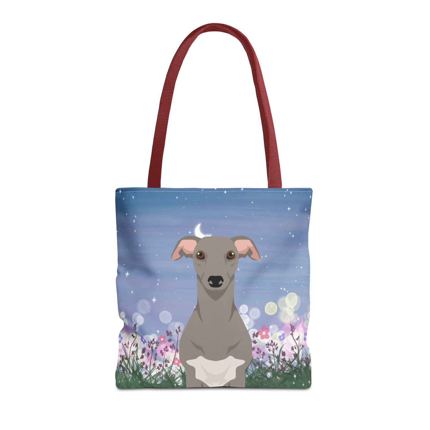 Whippet Dog Tote Bag 16x16