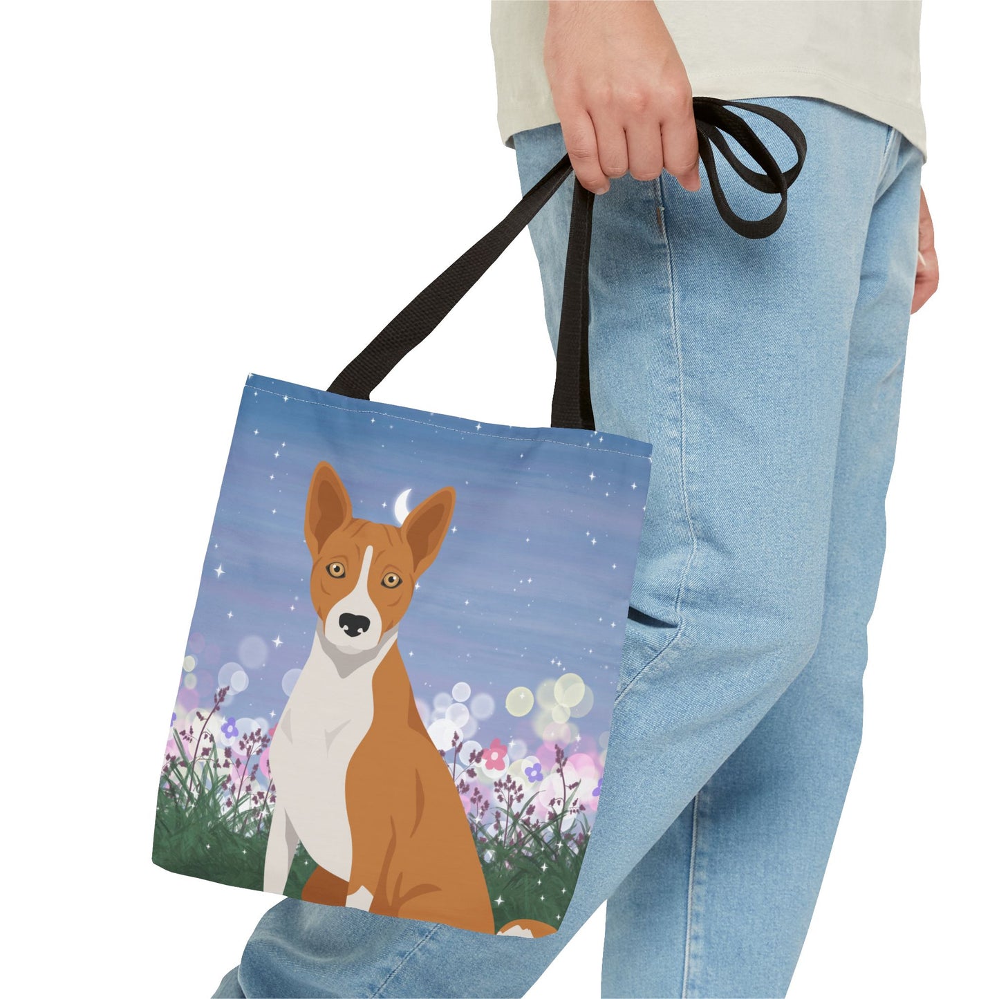 Basenji Dog Tote Bag 13x13