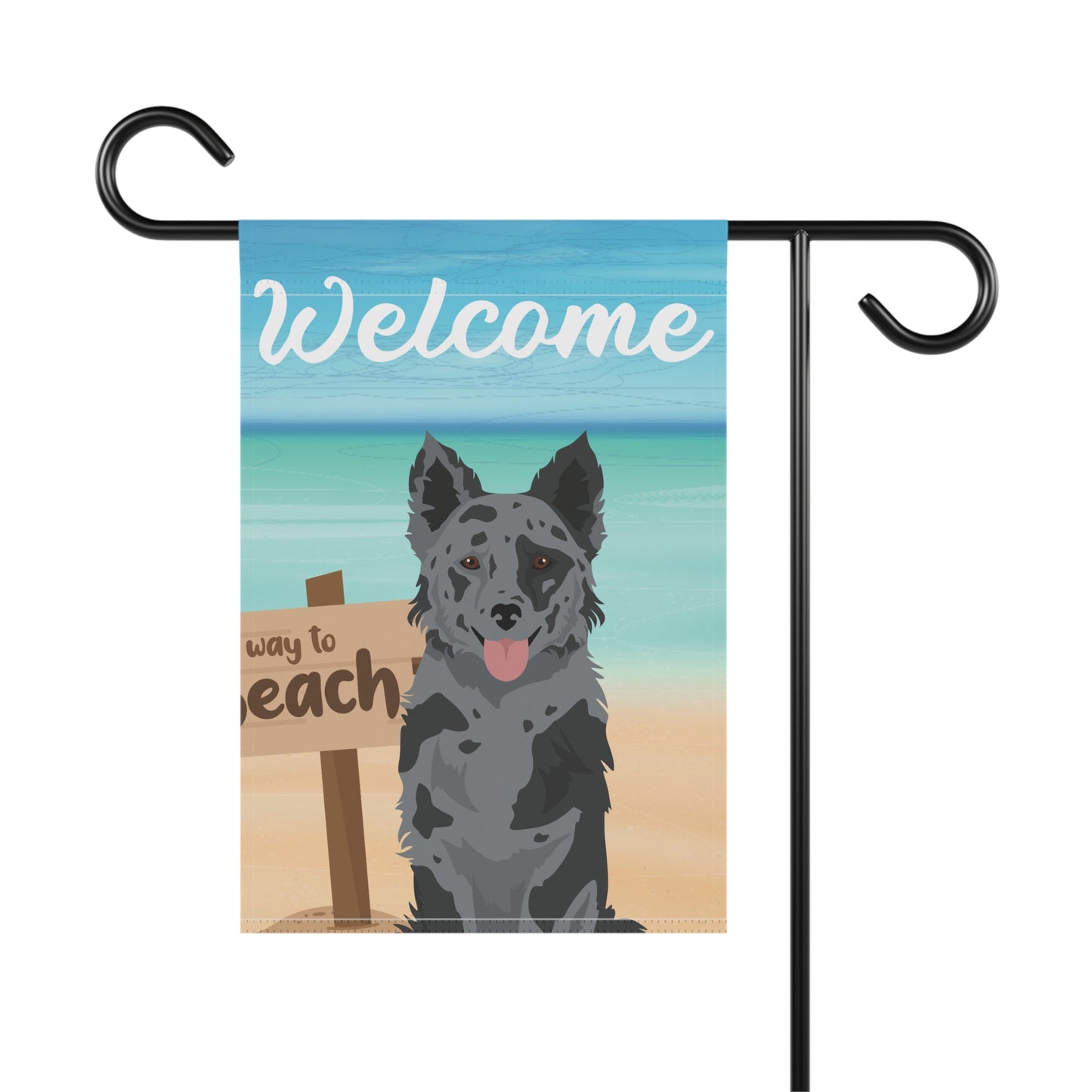 Mudi Dog Garden Flag