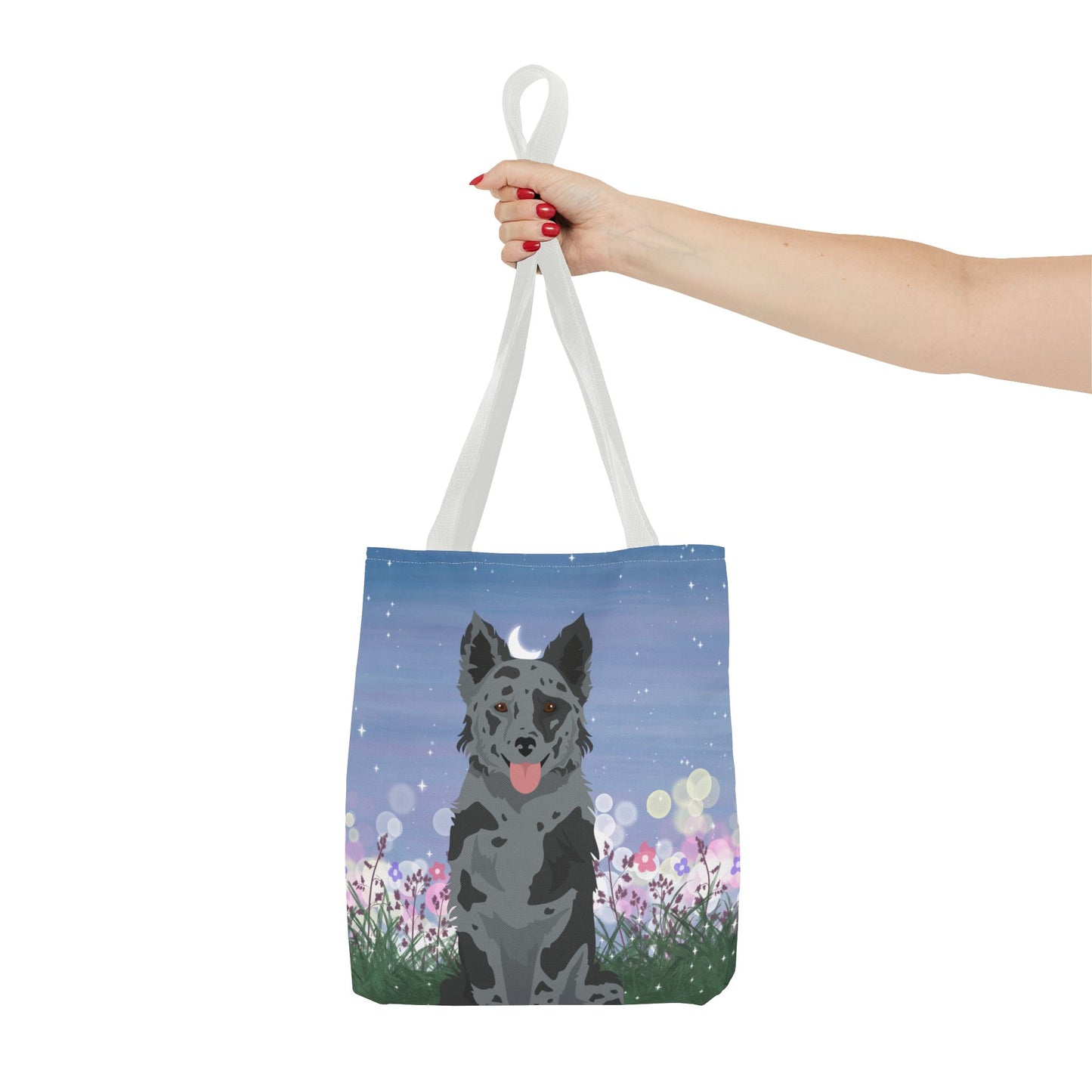 Mudi Dog Tote Bag 13x13