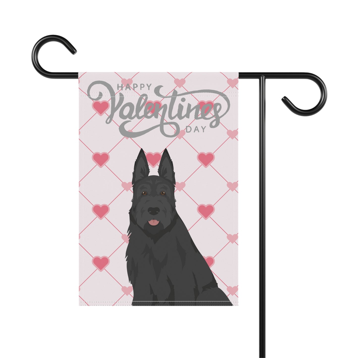 Berger Picard Dog Valentines Day Garden Flag