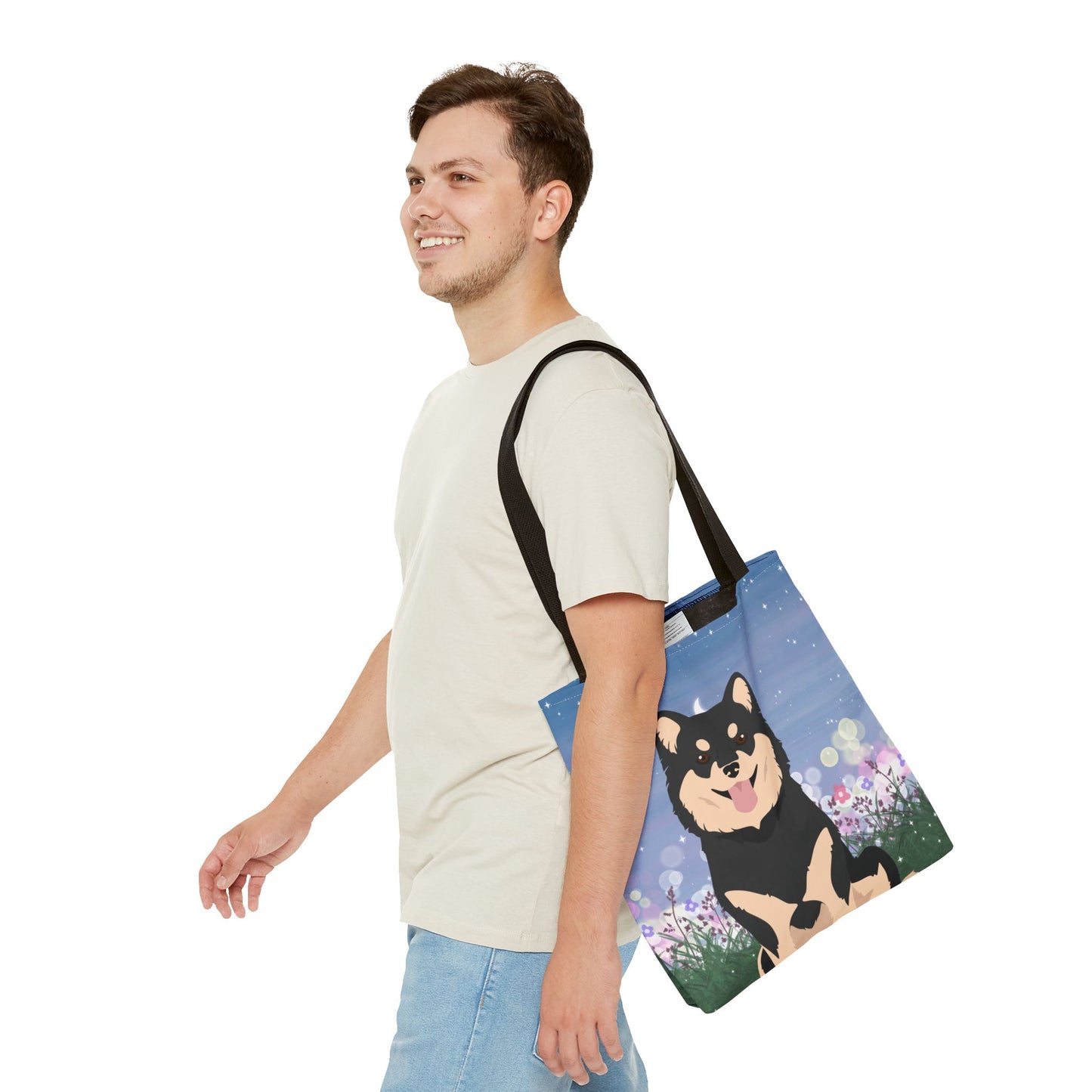 Finnish Lapphund Dog Tote Bag 16x16