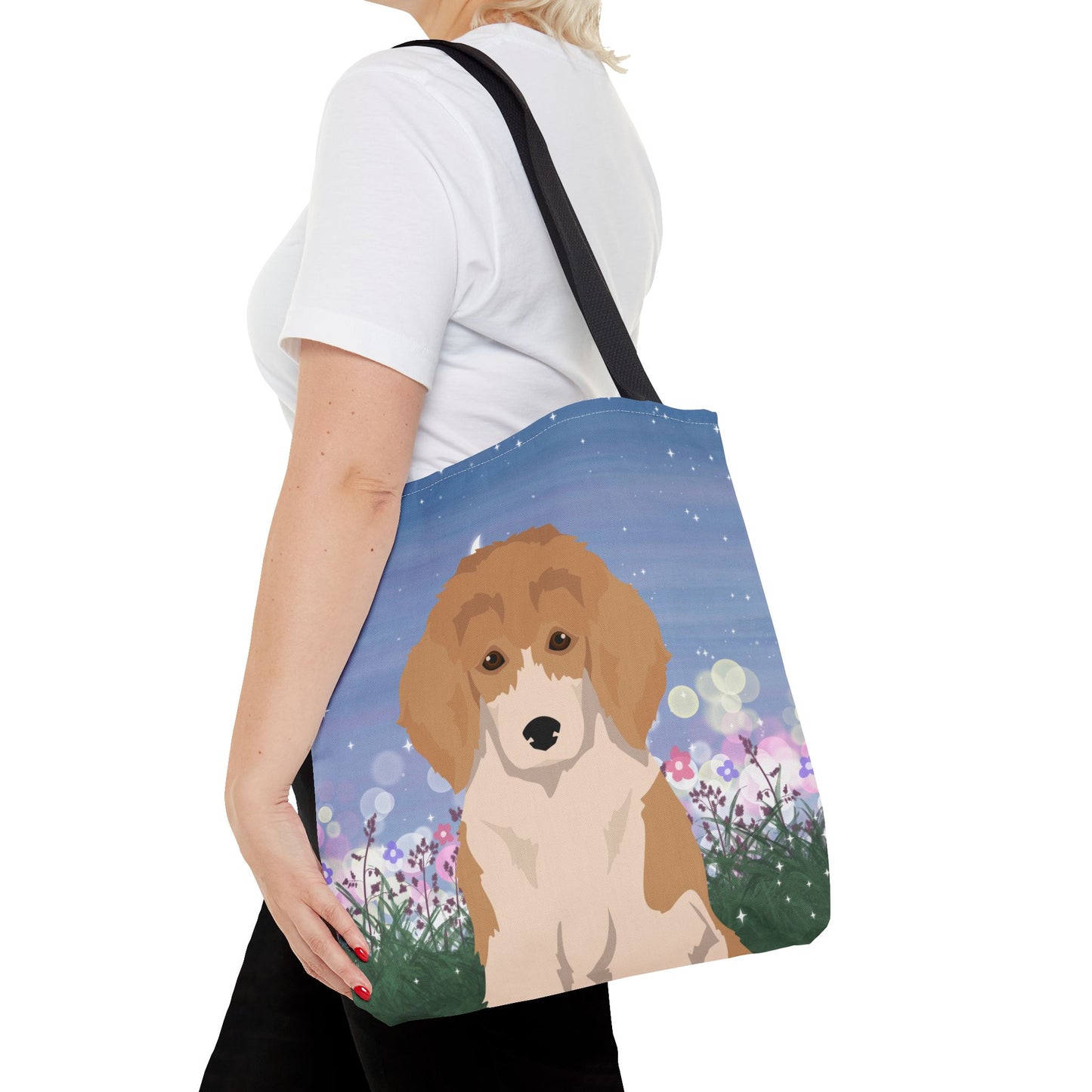Poodle Dog Tote Bag 16x16