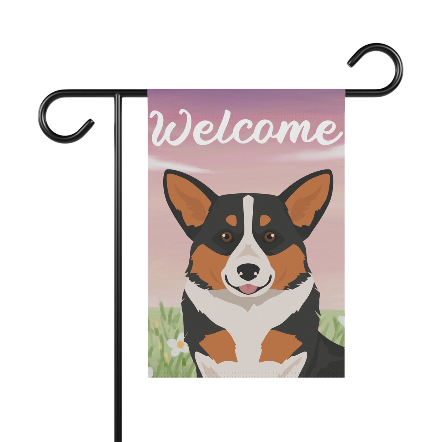 Pembroke Welsh Corgi Dog Welcome Garden Flag