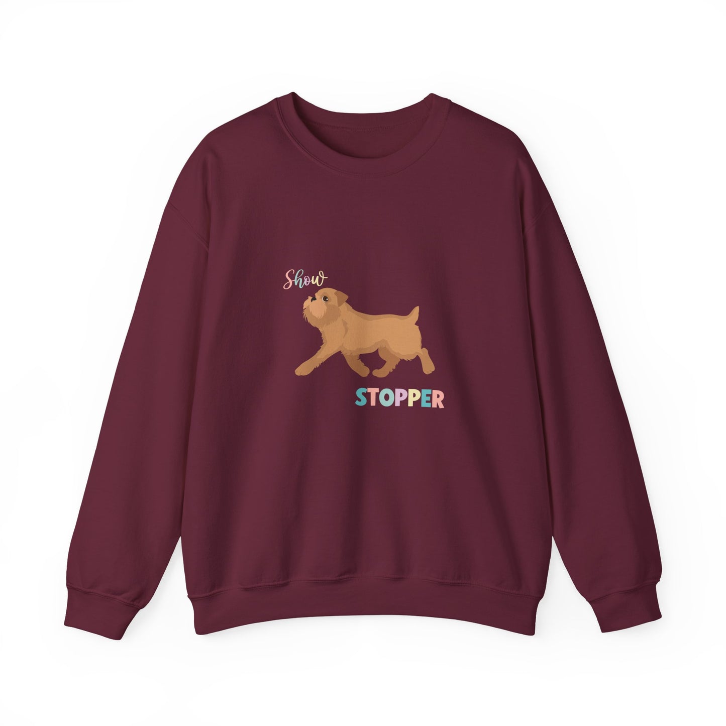 Brussels Griffion Dog Unisex Heavy Blend Crewneck Sweatshirt