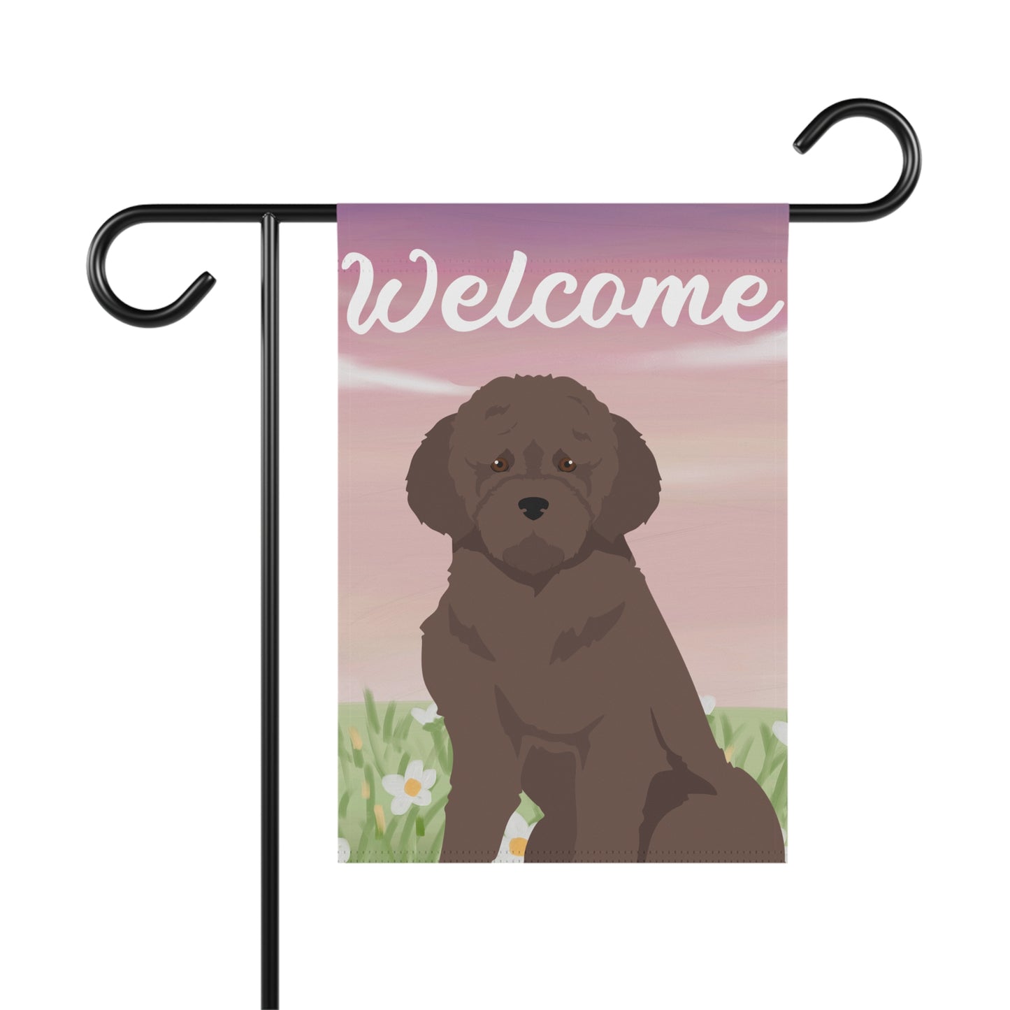 Lagotto Romagnolo Dog Welcome Garden Flag