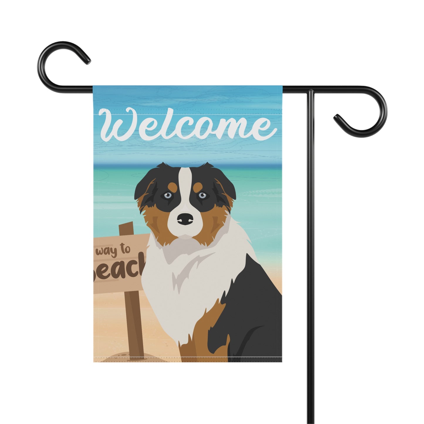 Australian Shepherd Dog Garden Flag