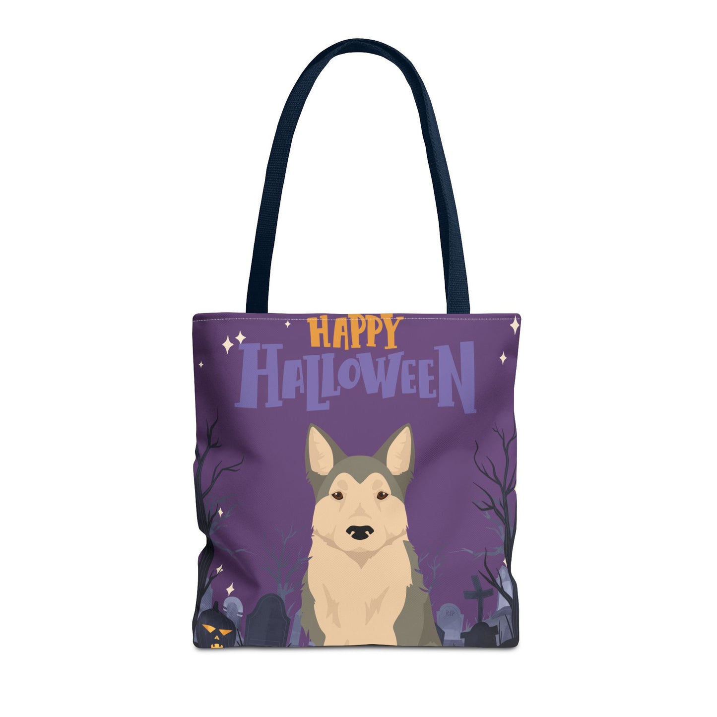 West Siberian Laika Dog Happy Halloween Tote Bag 16x16