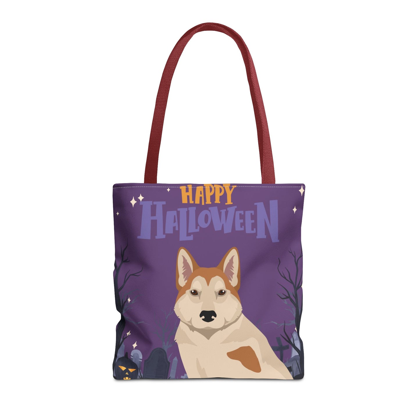 East Siberian Laika Dog Happy Halloween Tote Bag 16x16