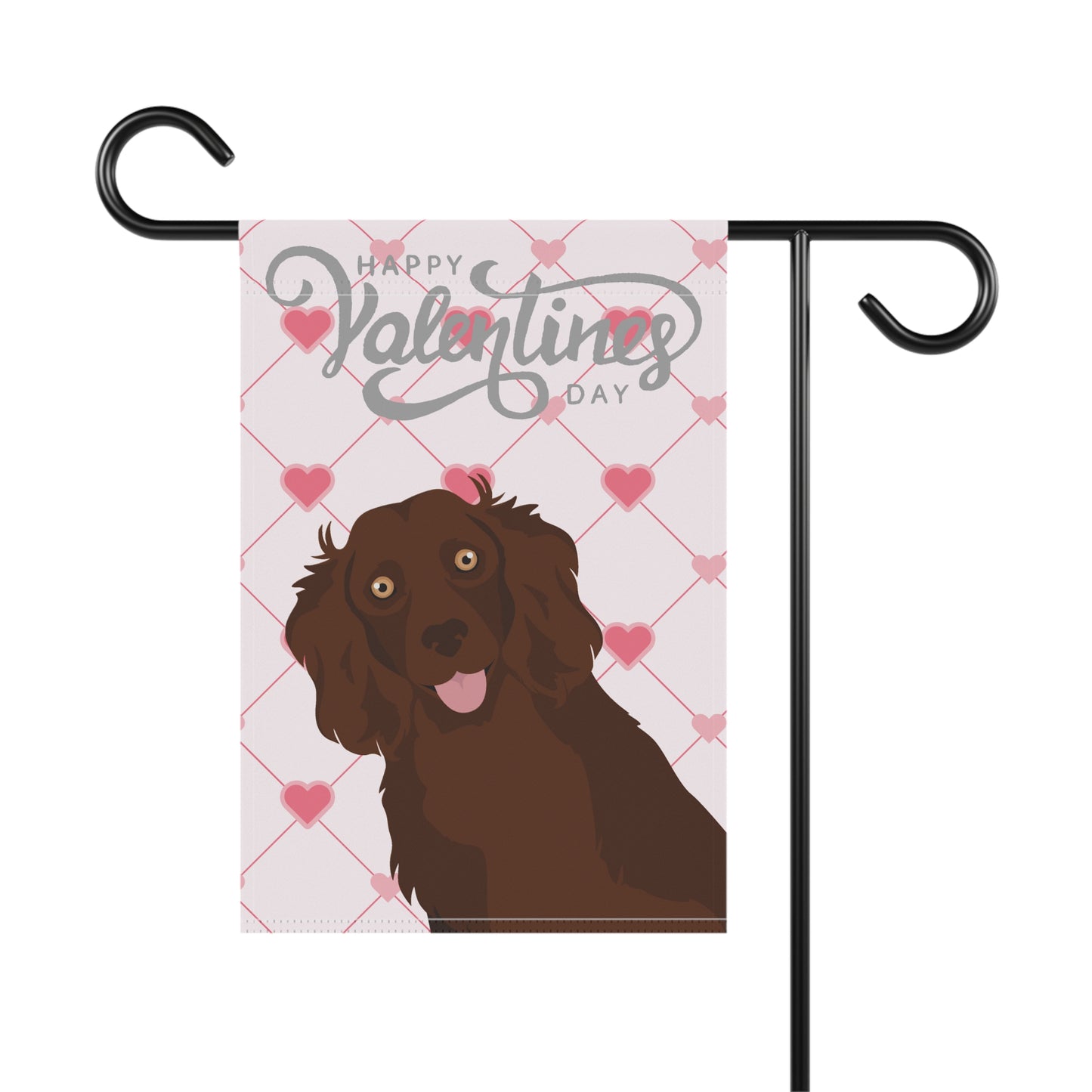 Boykin Spaniel Dog Valentines Day Garden Flag
