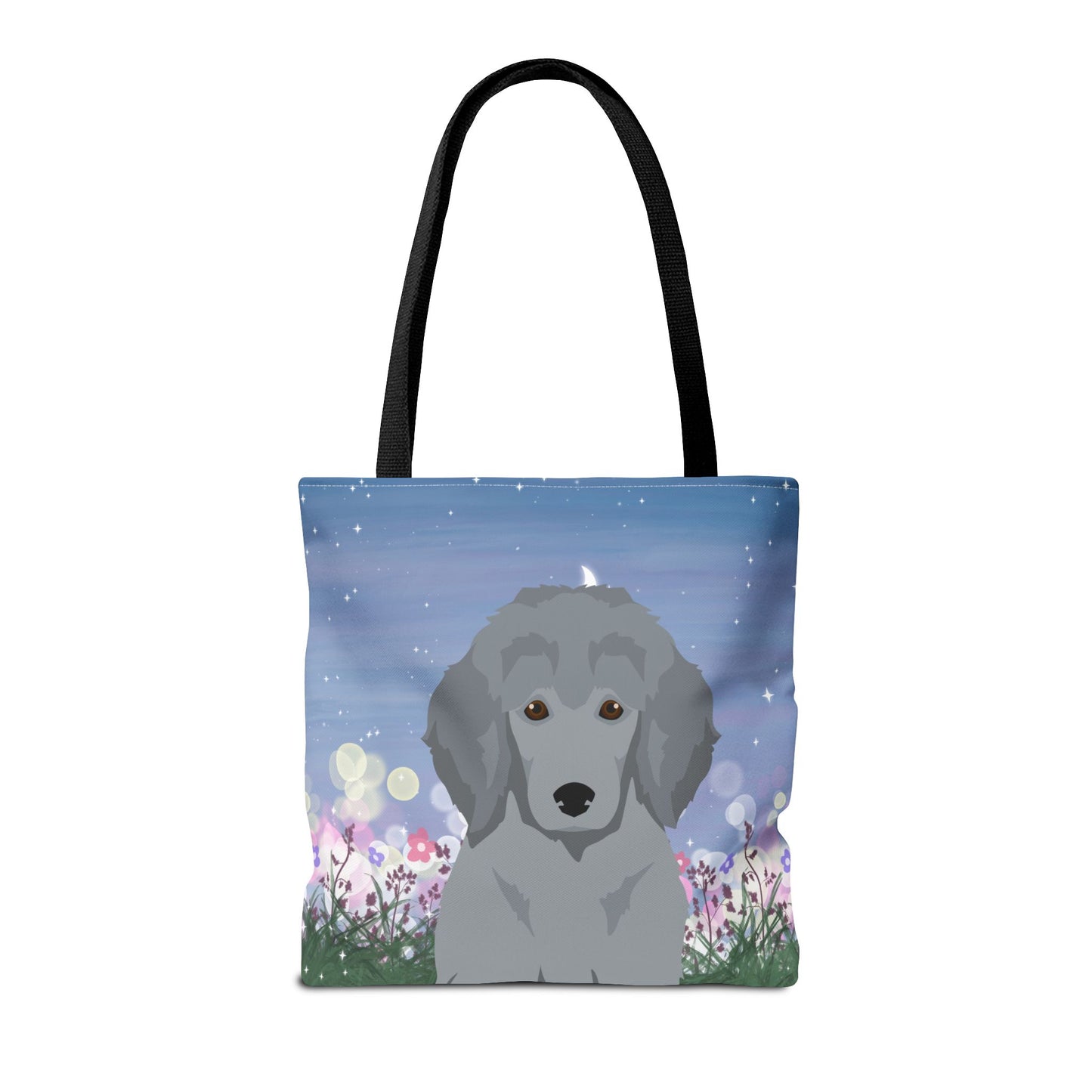 Poodle Dog Tote Bag 16x16