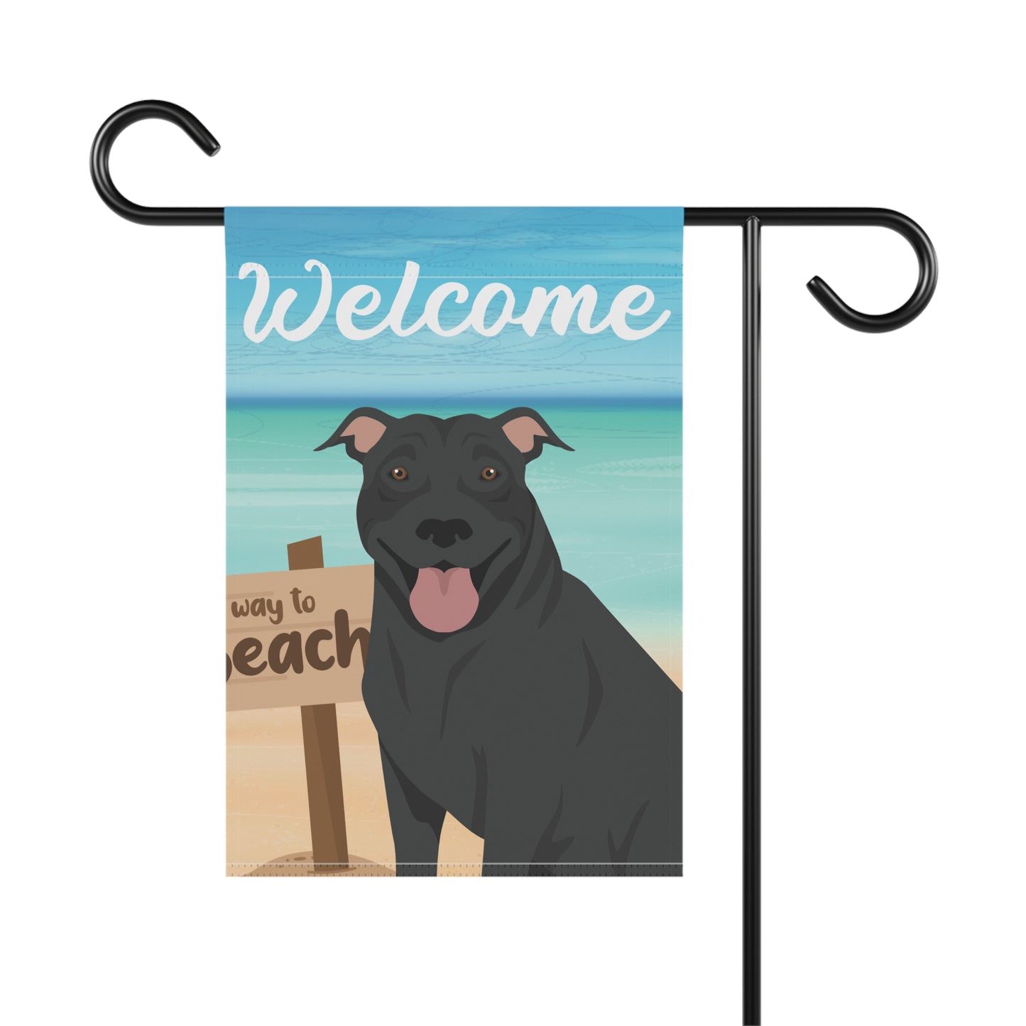 Pit Bull Dog Garden Flag