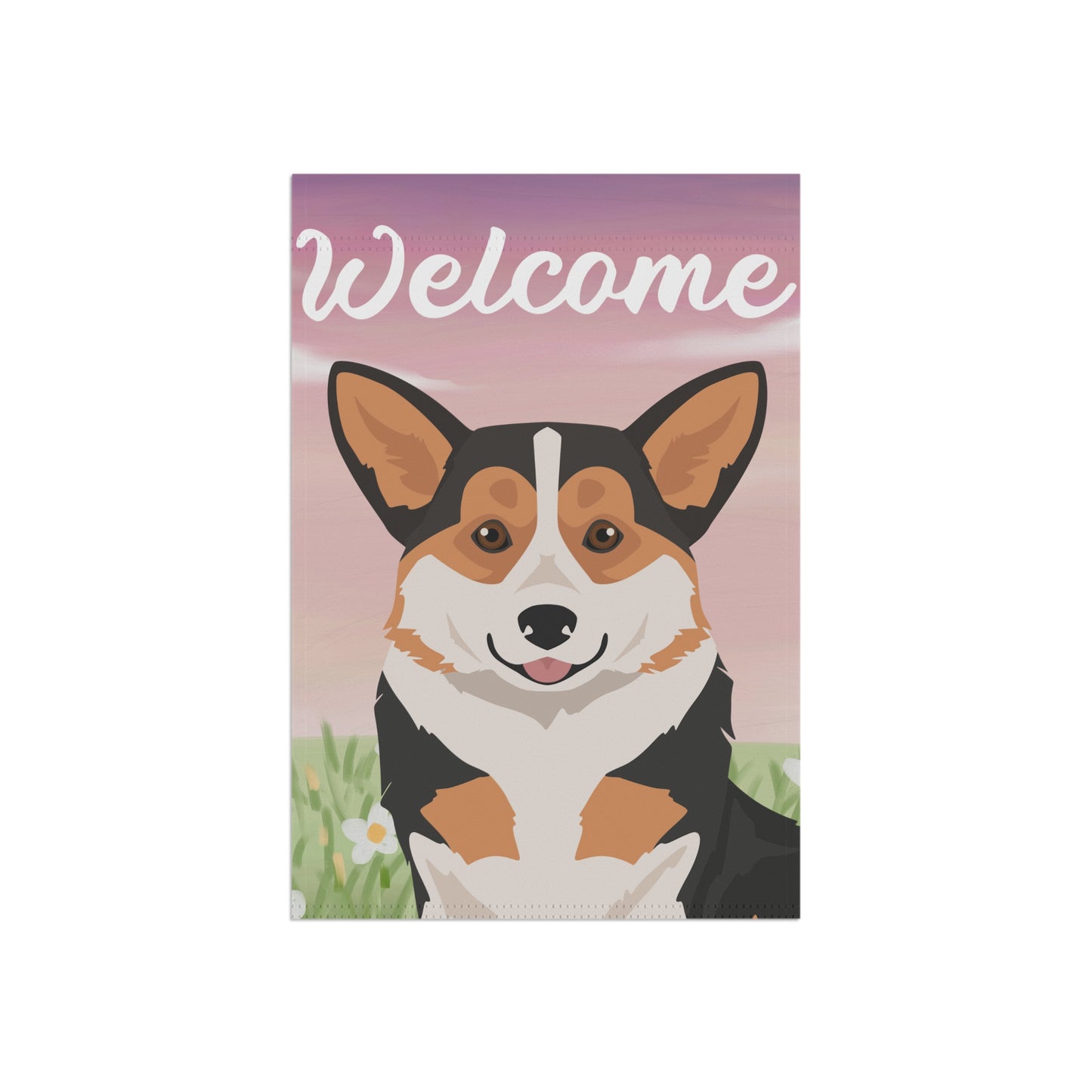 Pembroke Welsh Corgi Dog Welcome Garden Flag