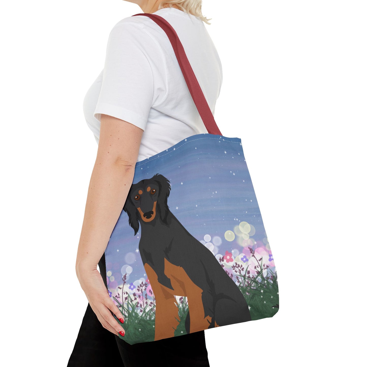 Saluki Dog Tote Bag 16x16