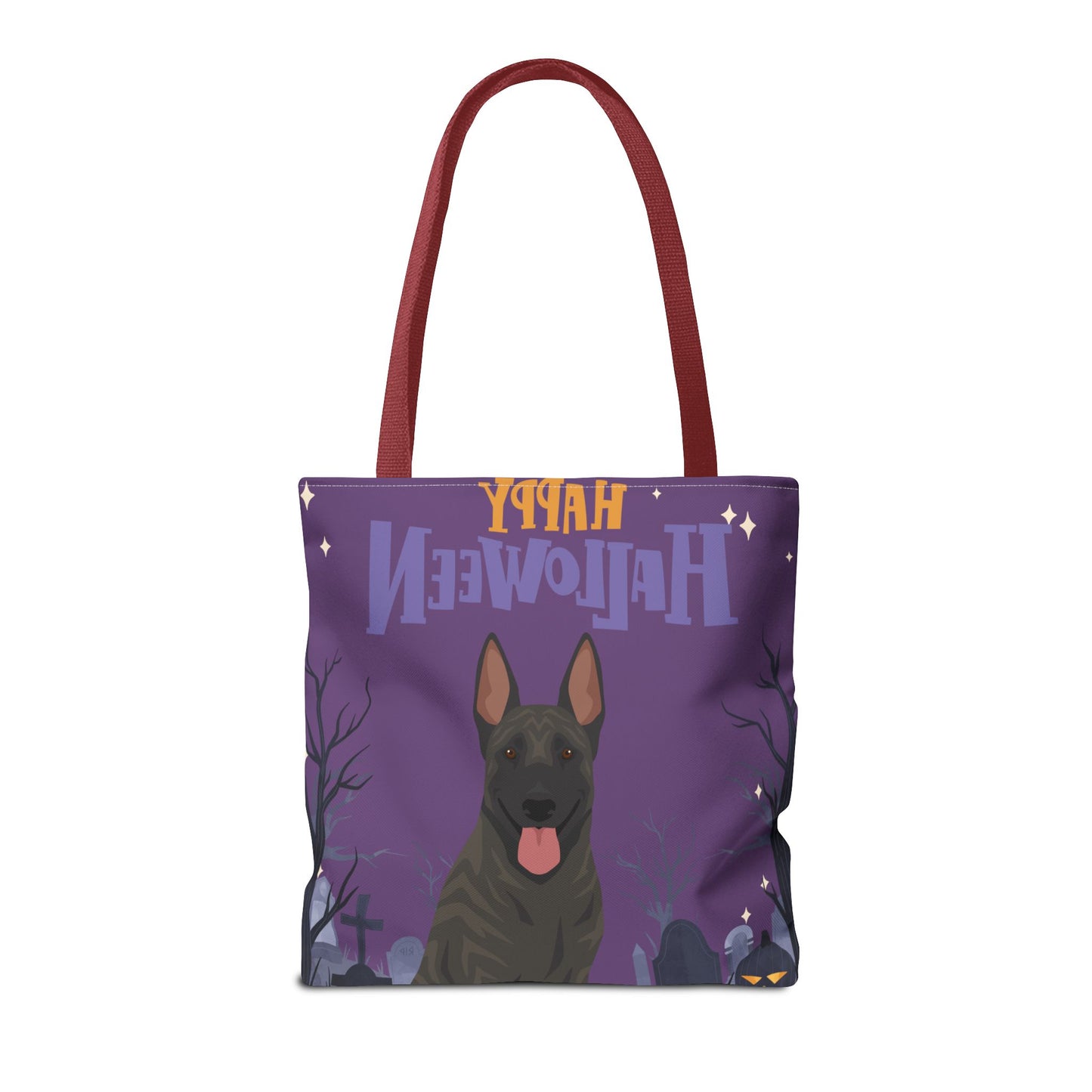 Dutch Shepherd Dog Happy Halloween Tote Bag 16x16