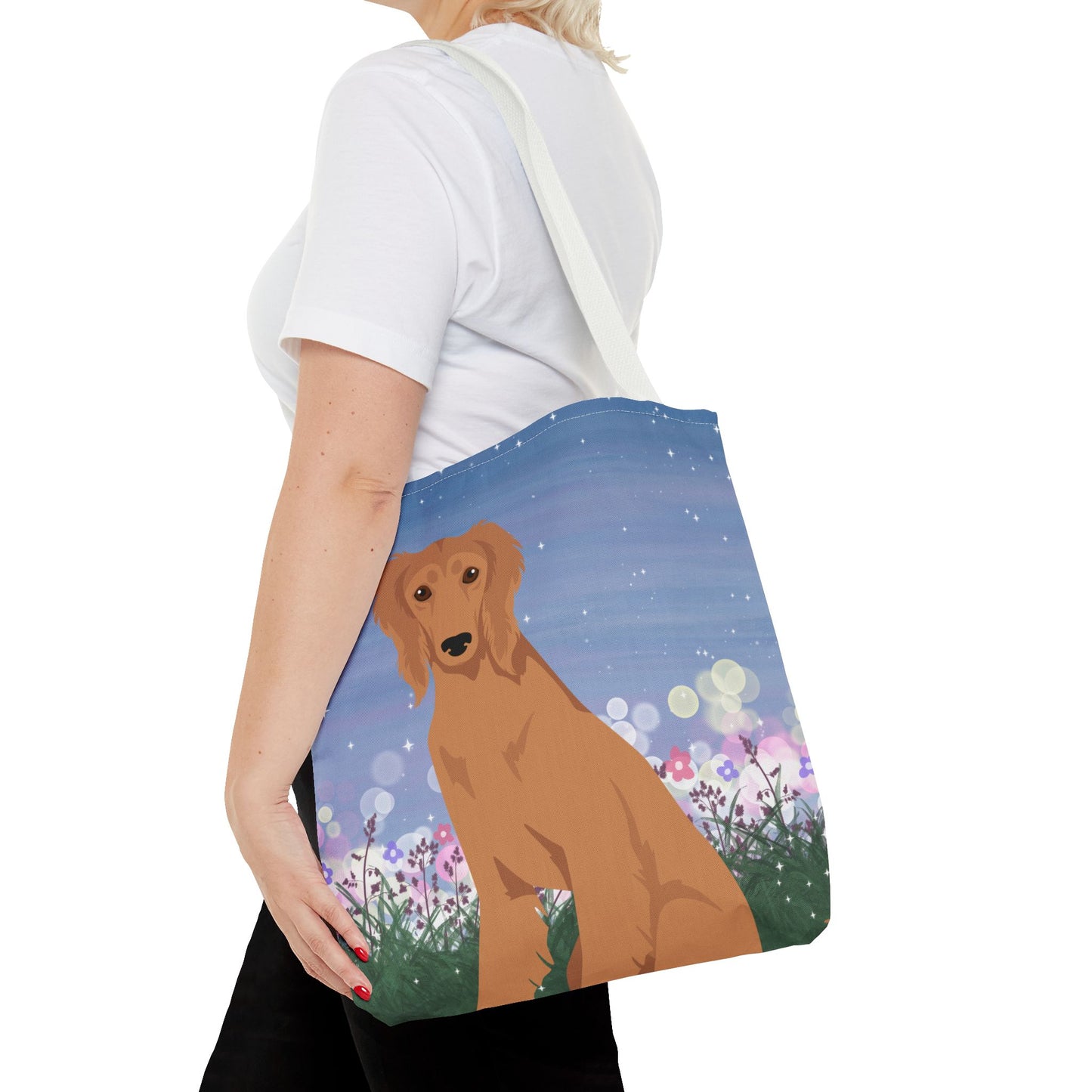 Saluki Dog Tote Bag 16x16