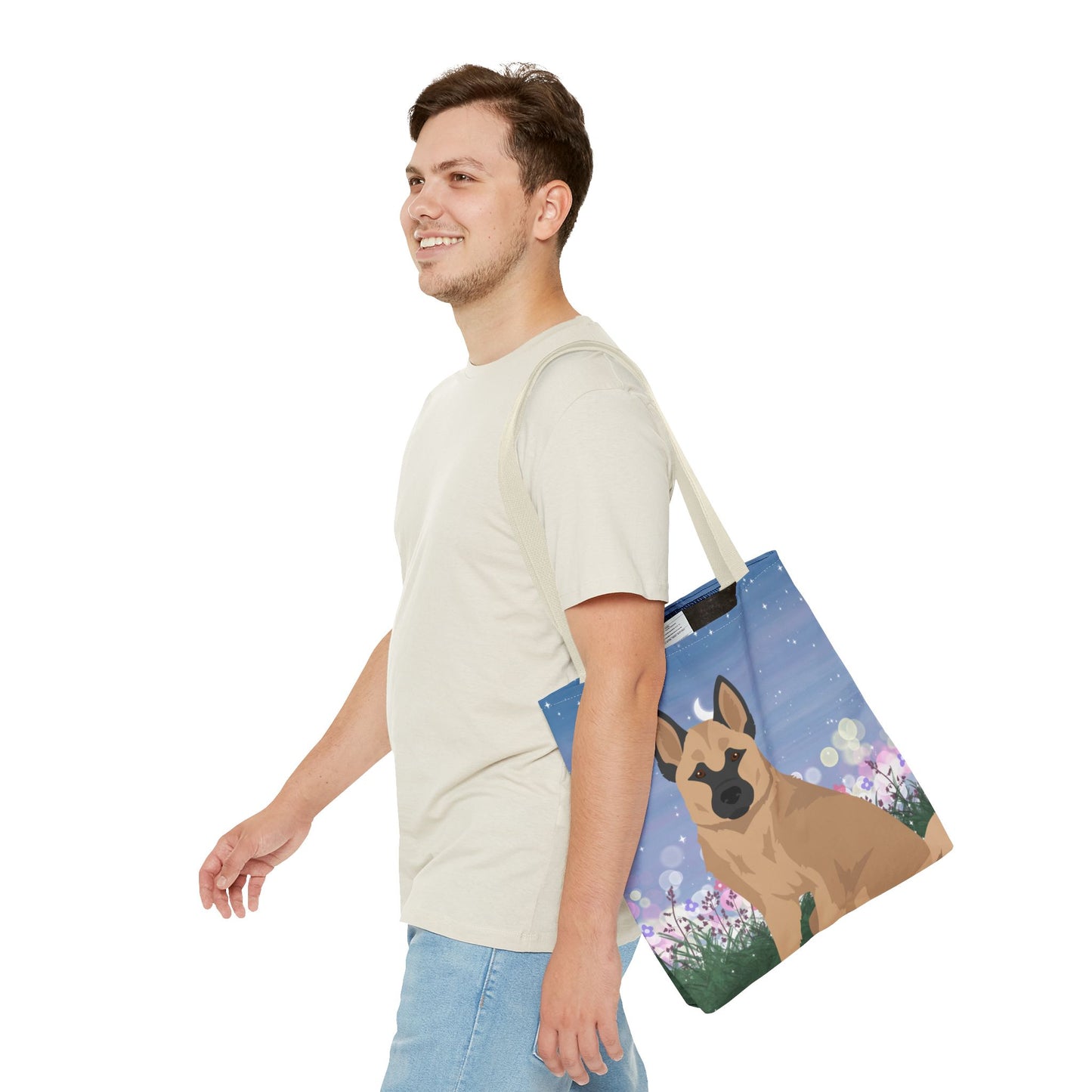 Hallefors Elkhound Dog Tote Bag 16x16