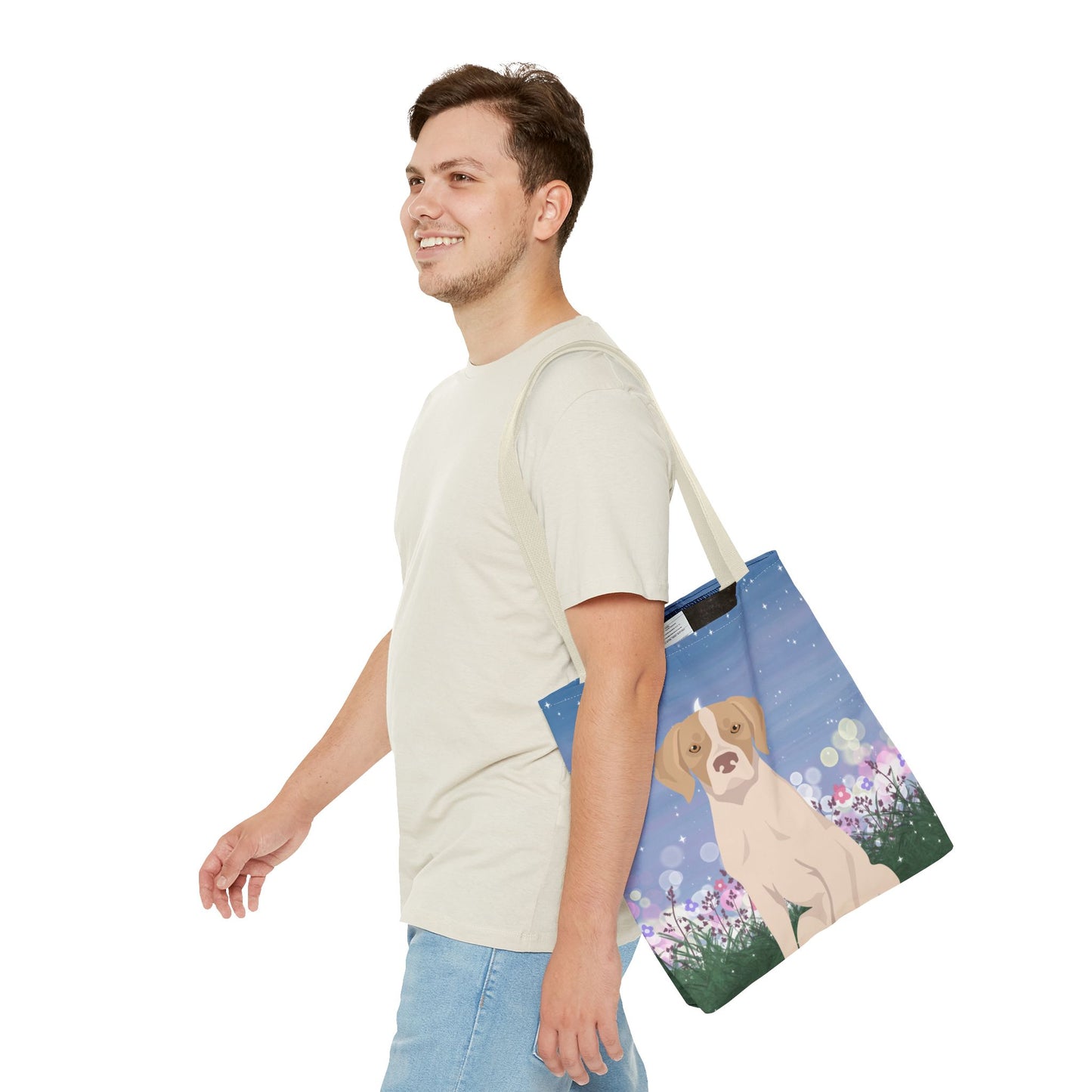 Pointer Dog Tote Bag 16x16