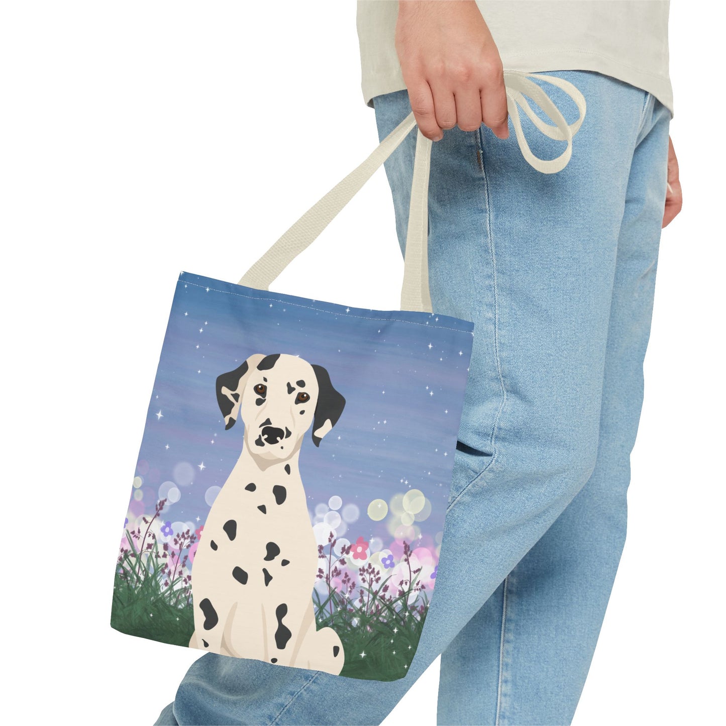 Dalmatian Dog Tote Bag 13x13