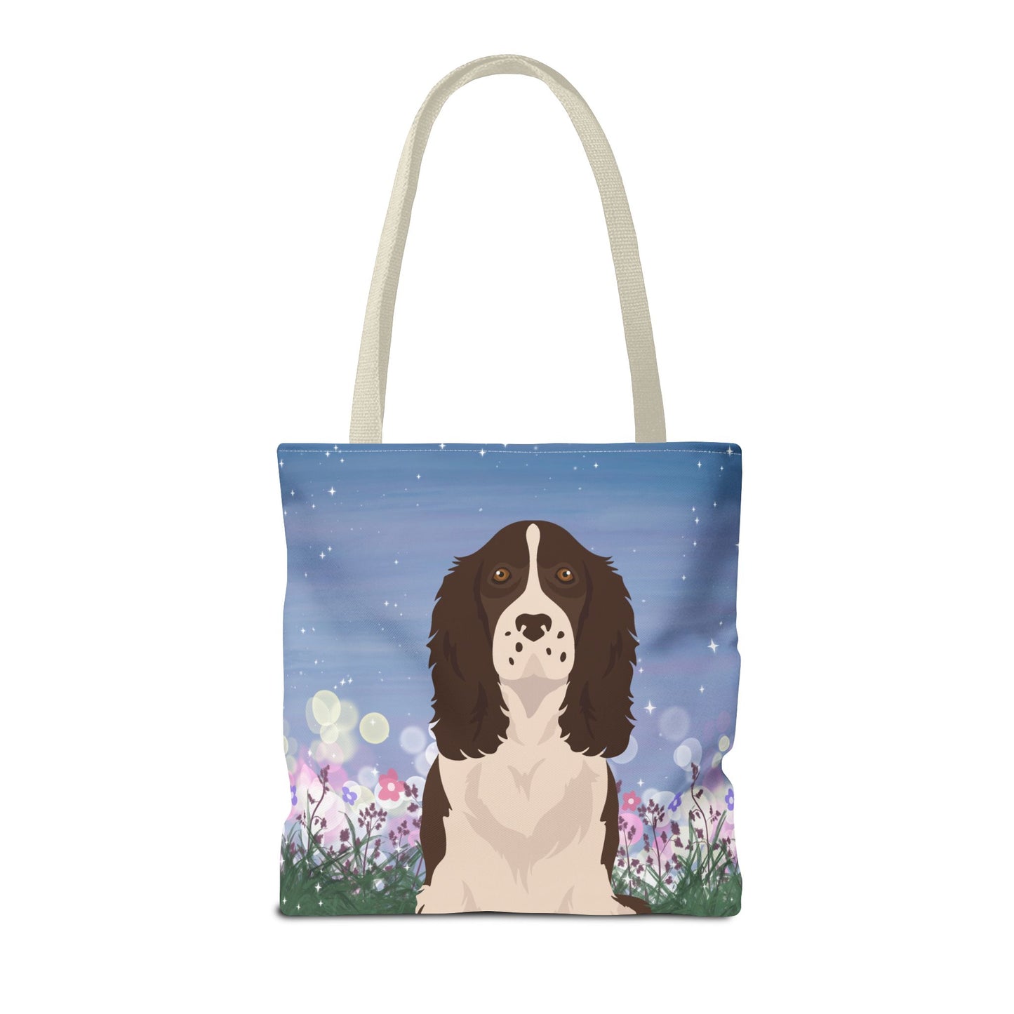 Springer Speniel Dog Tote Bag 16x16