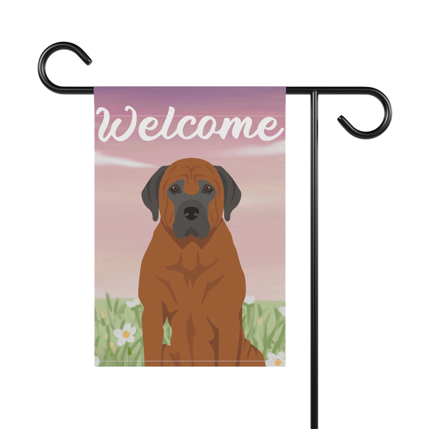 Tosa Inu Dog Welcome Garden Flag
