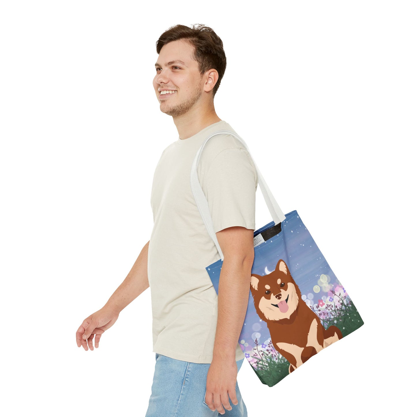 Finnish Lapphund Dog Tote Bag 16x16