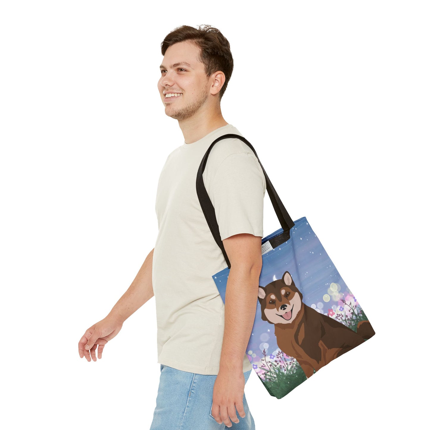 Hokkaido Dog Tote Bag 16x16