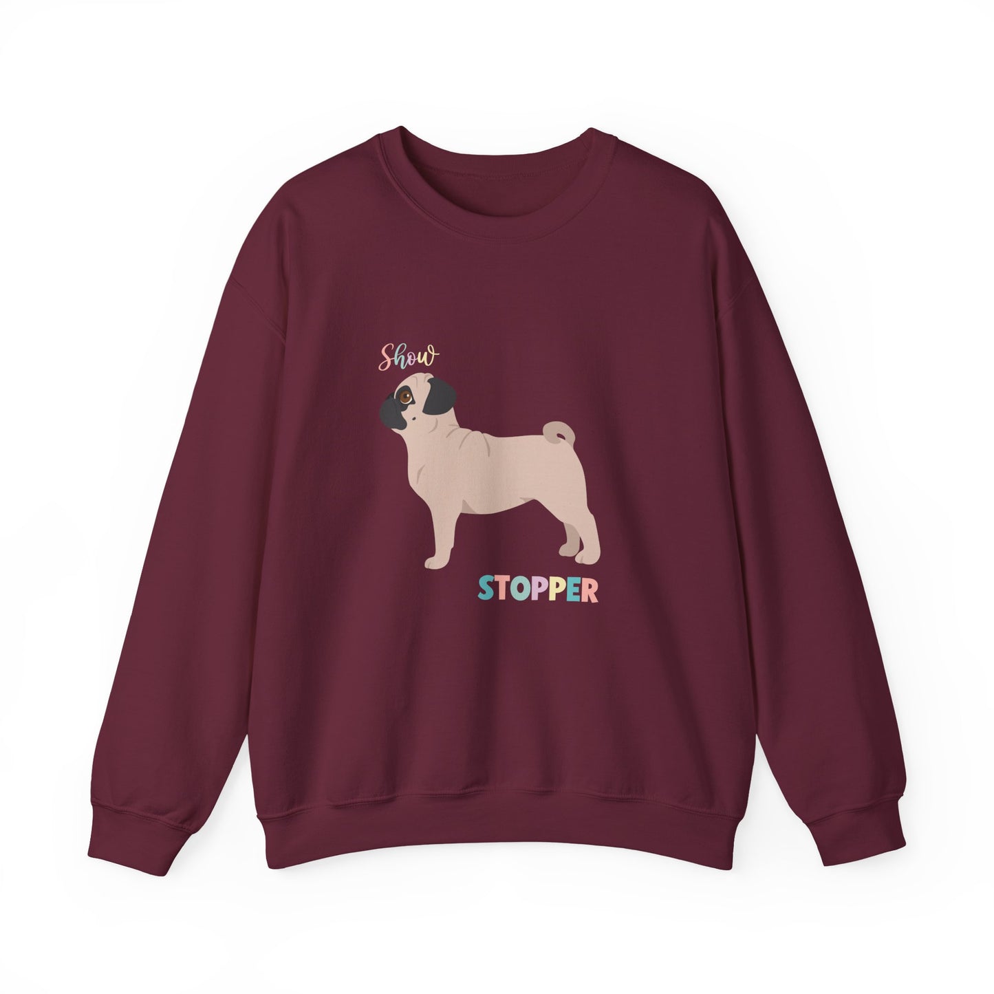 Pug Dog Unisex Heavy Blend Crewneck Sweatshirt